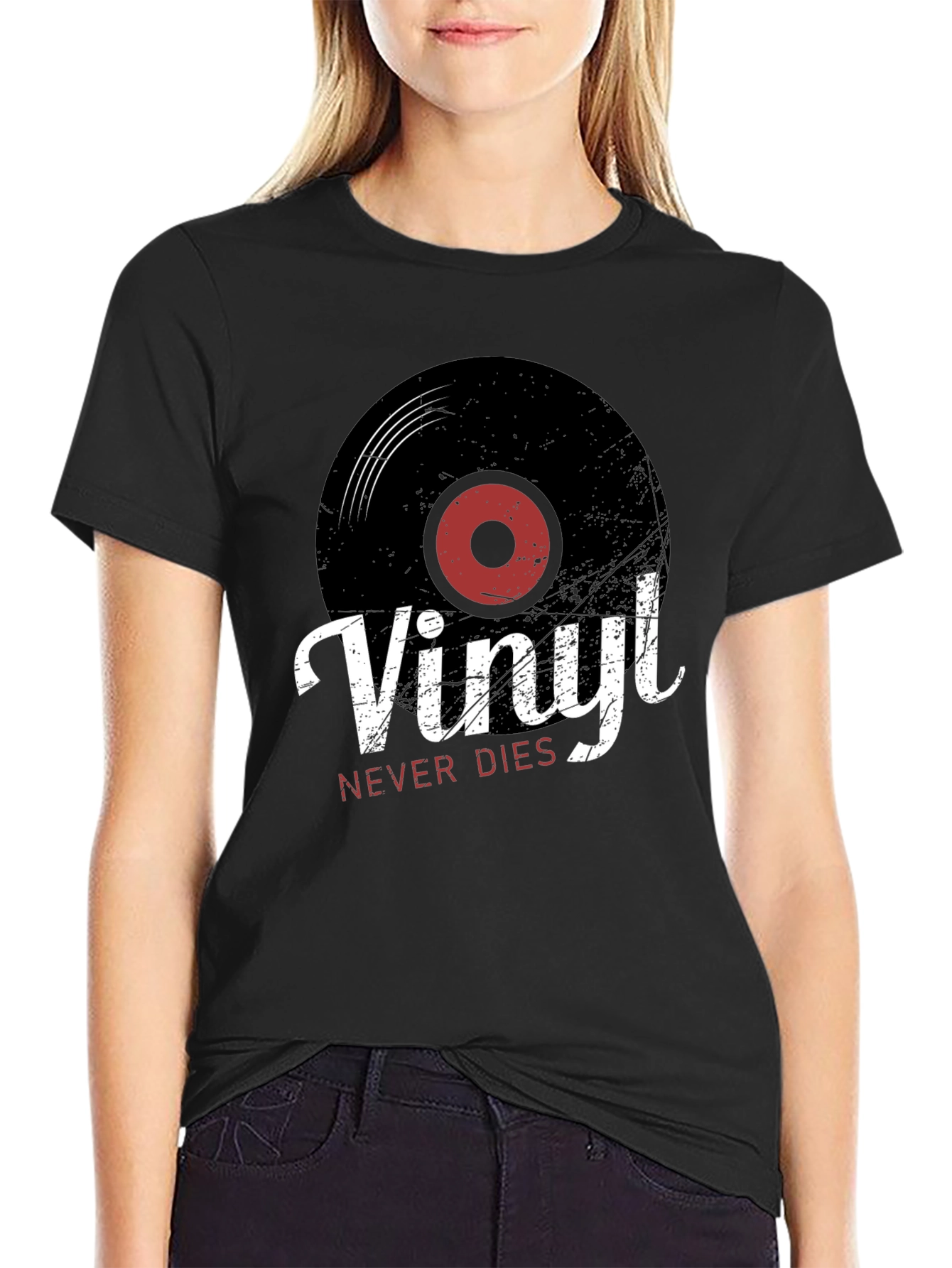 Vinyl Never Dies Graphic Tee