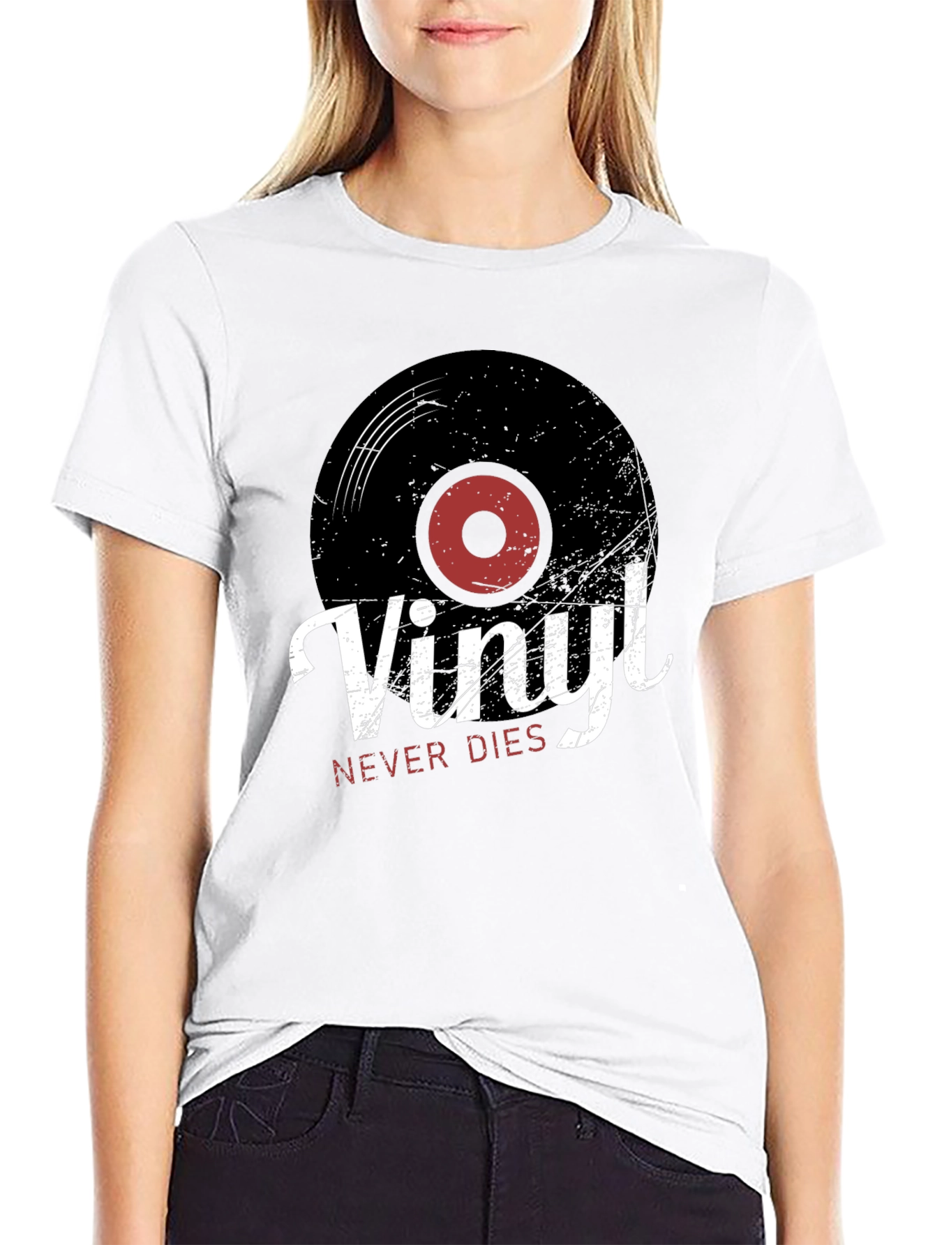 Vinyl Never Dies Graphic Tee