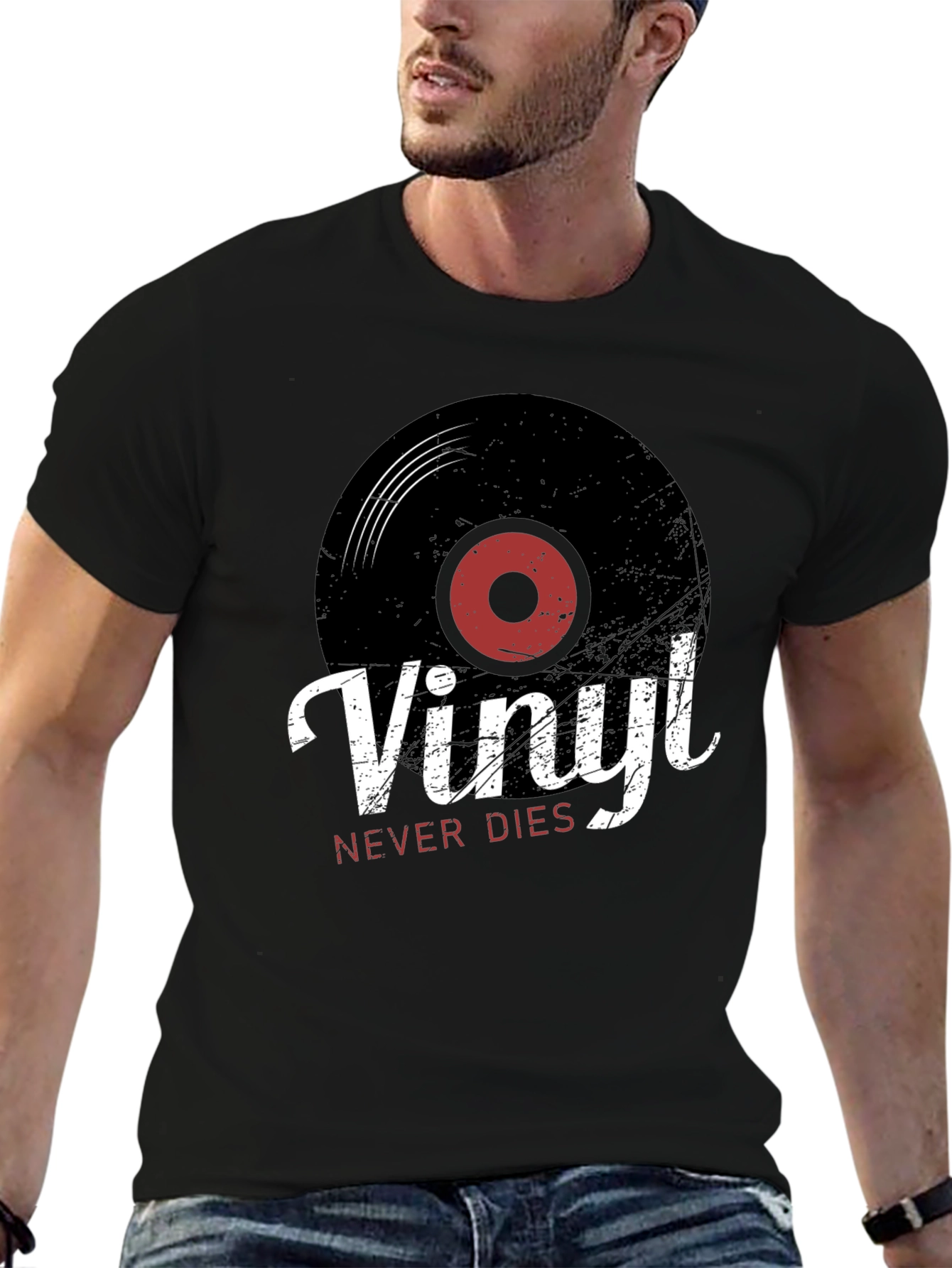 Vinyl Never Dies Graphic Tee