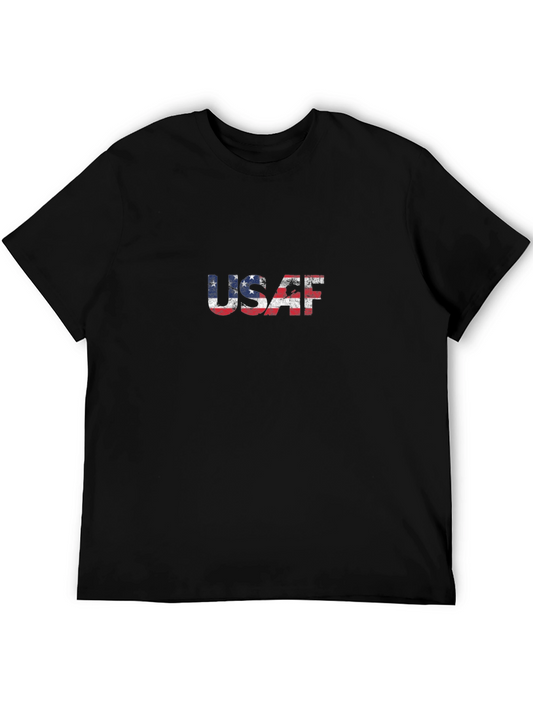 USAF American Flag T-Shirt - Patriotic Design