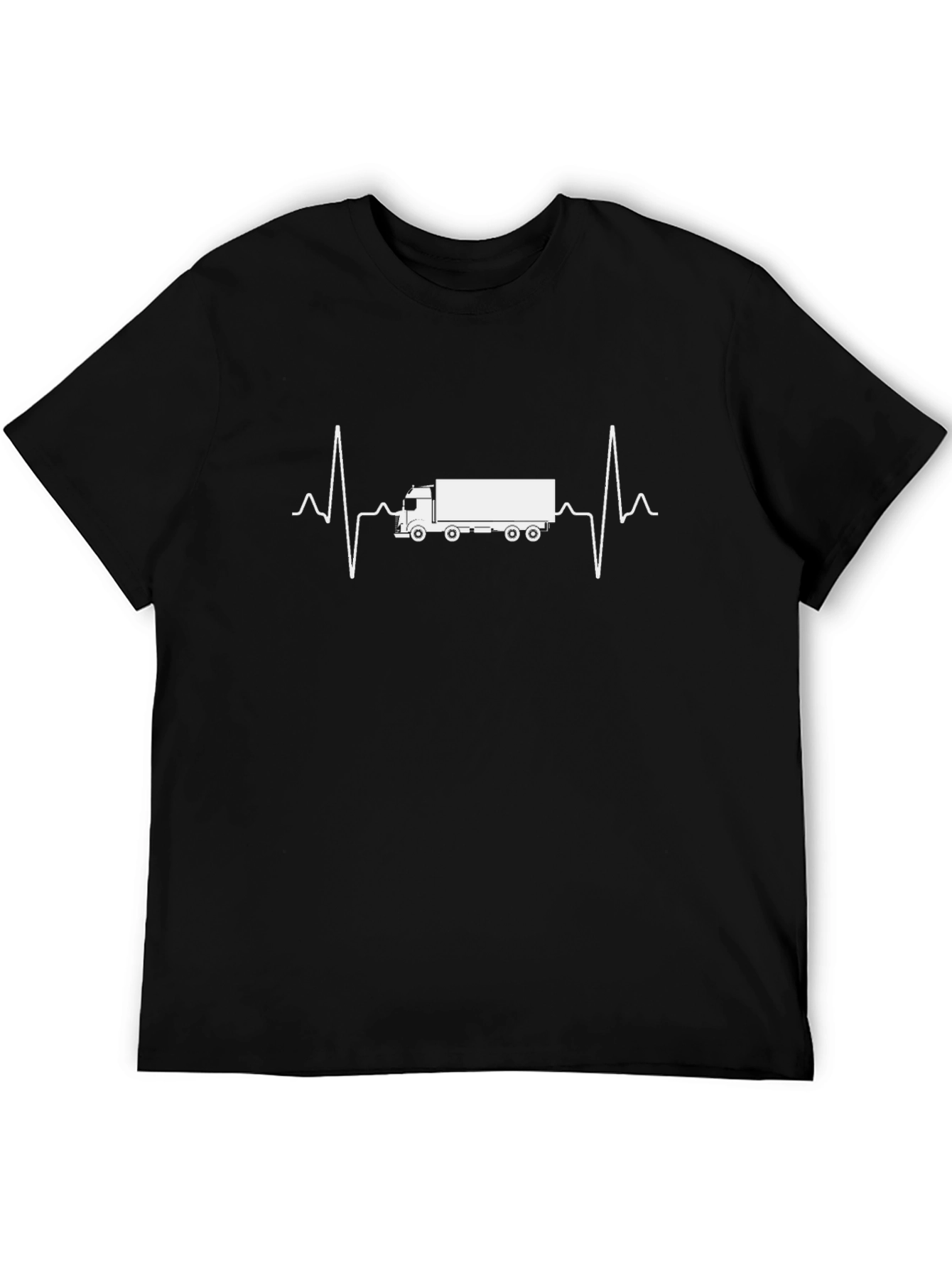 Truck Heartbeat T-Shirt - Driver Gift
