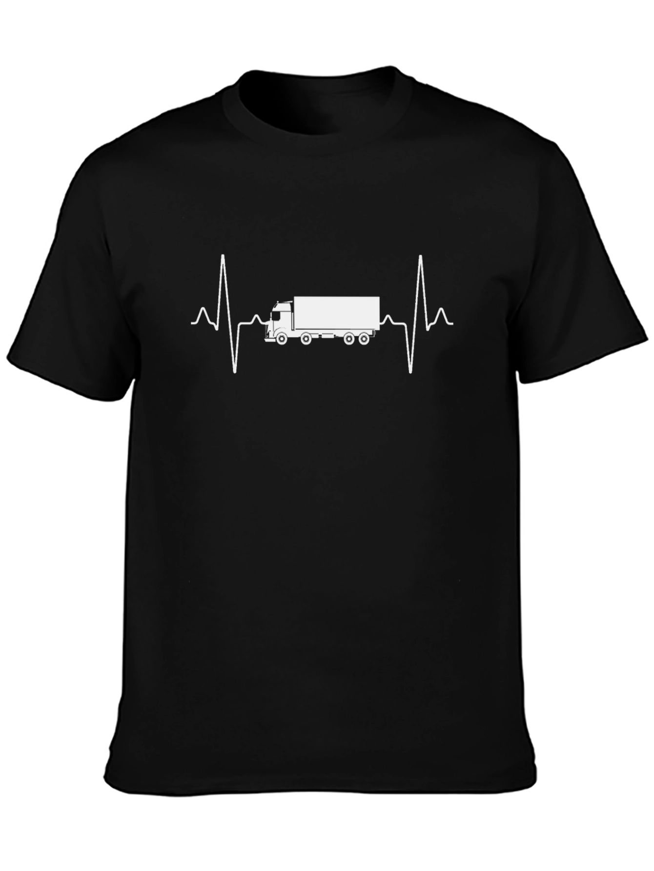 Truck Heartbeat T-Shirt - Driver Gift