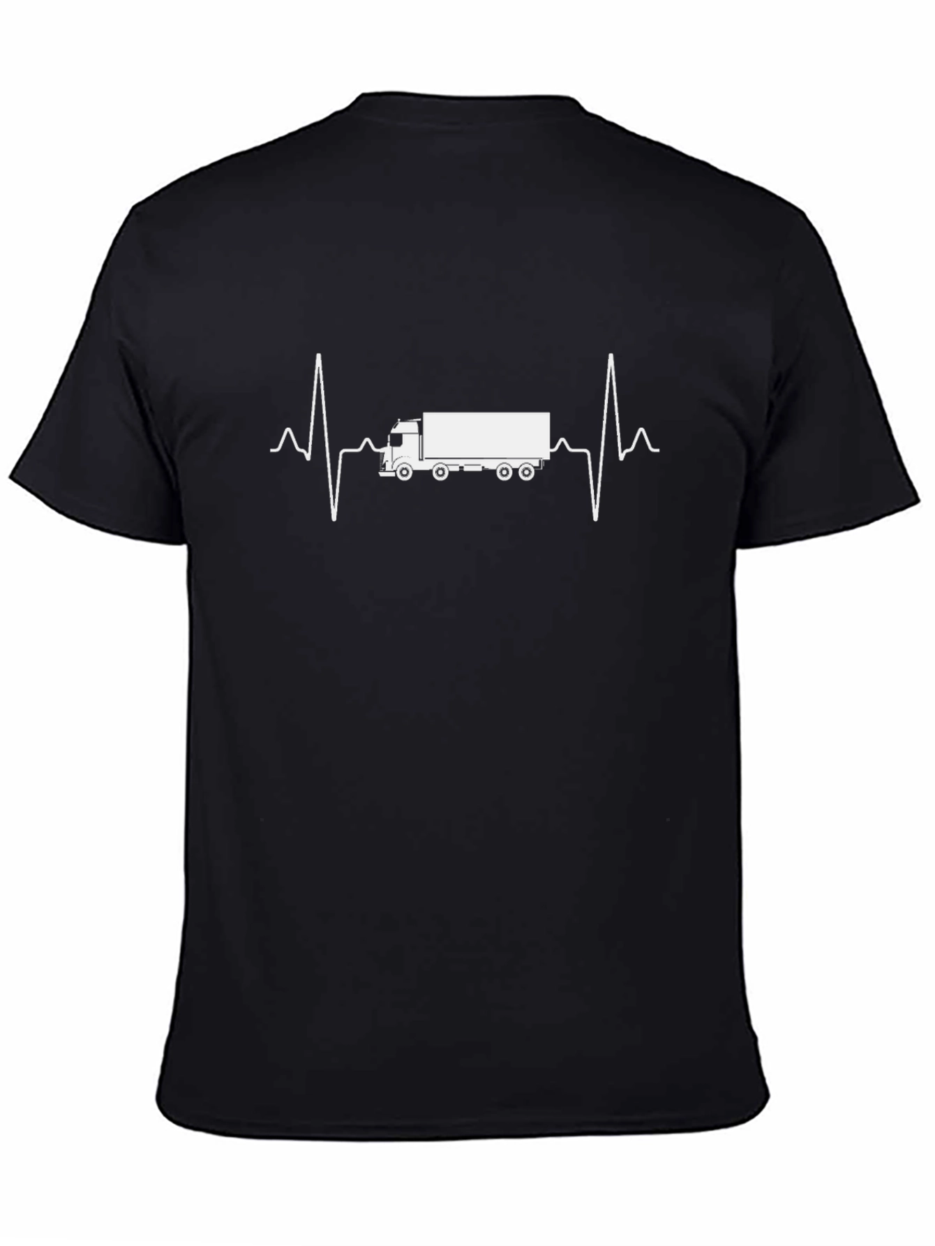 Truck Heartbeat T-Shirt - Driver Gift