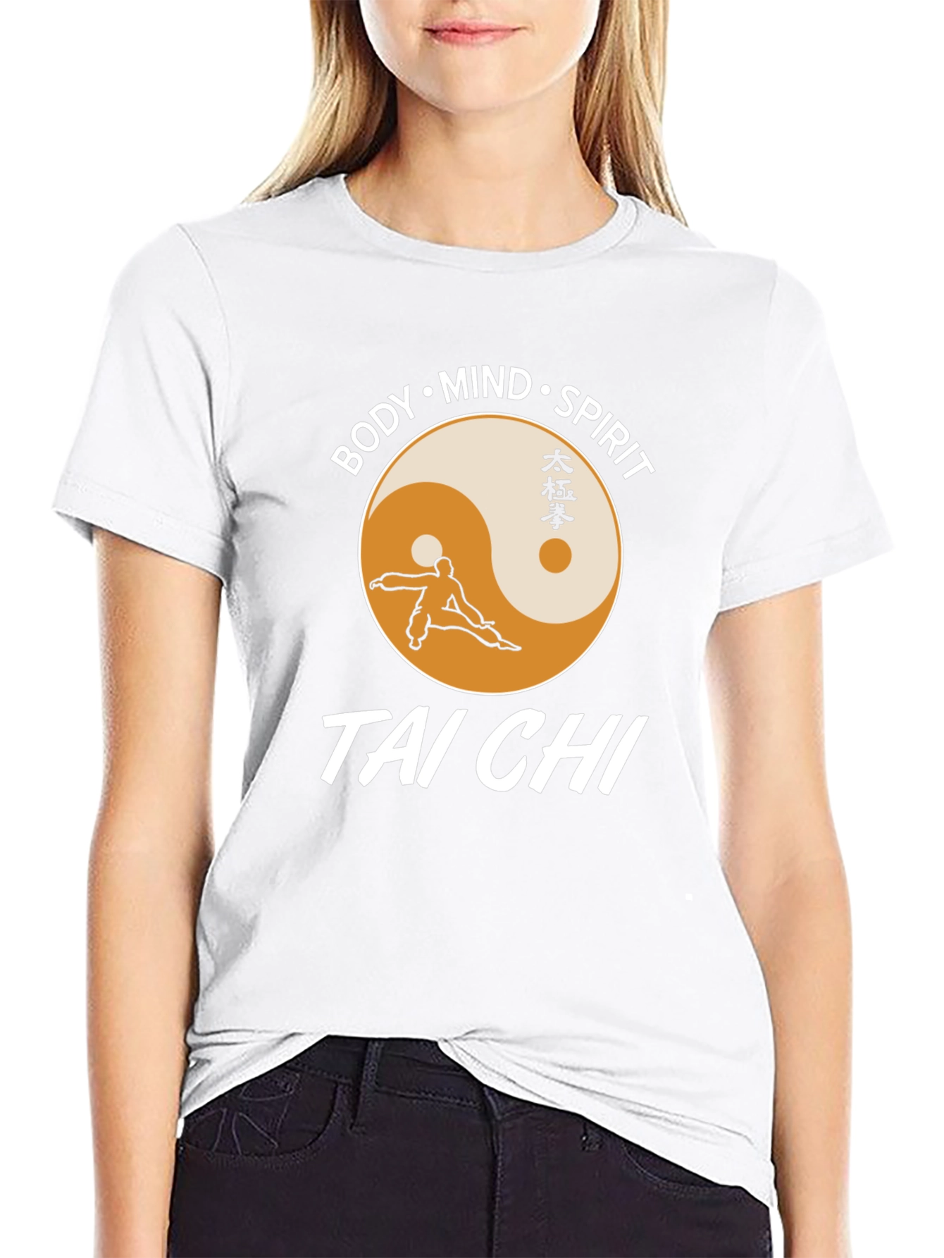 Tai Chi Body Mind Spirit T-Shirt Martial Arts Tee
