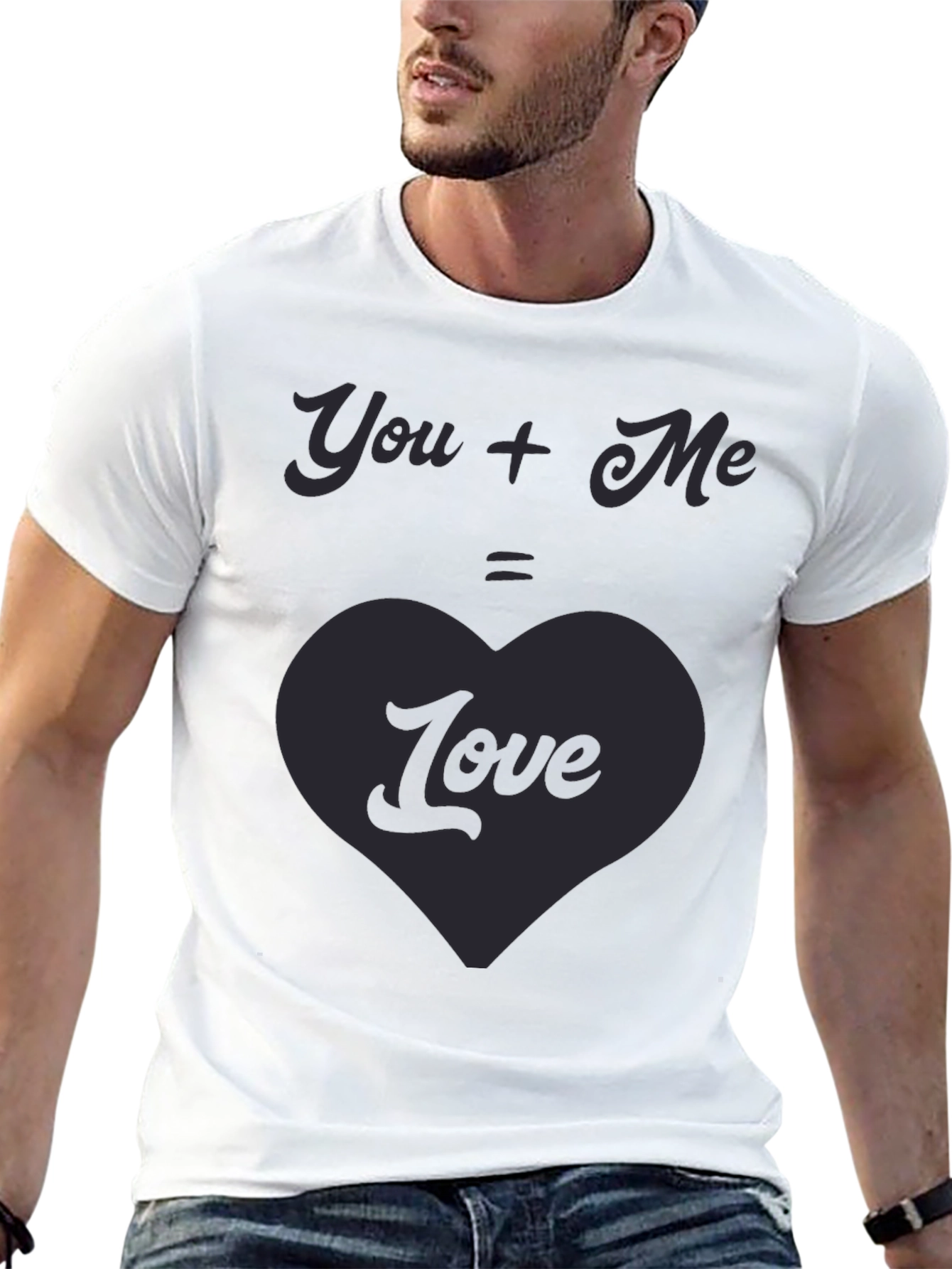 You + Me = Love Graphic Tee