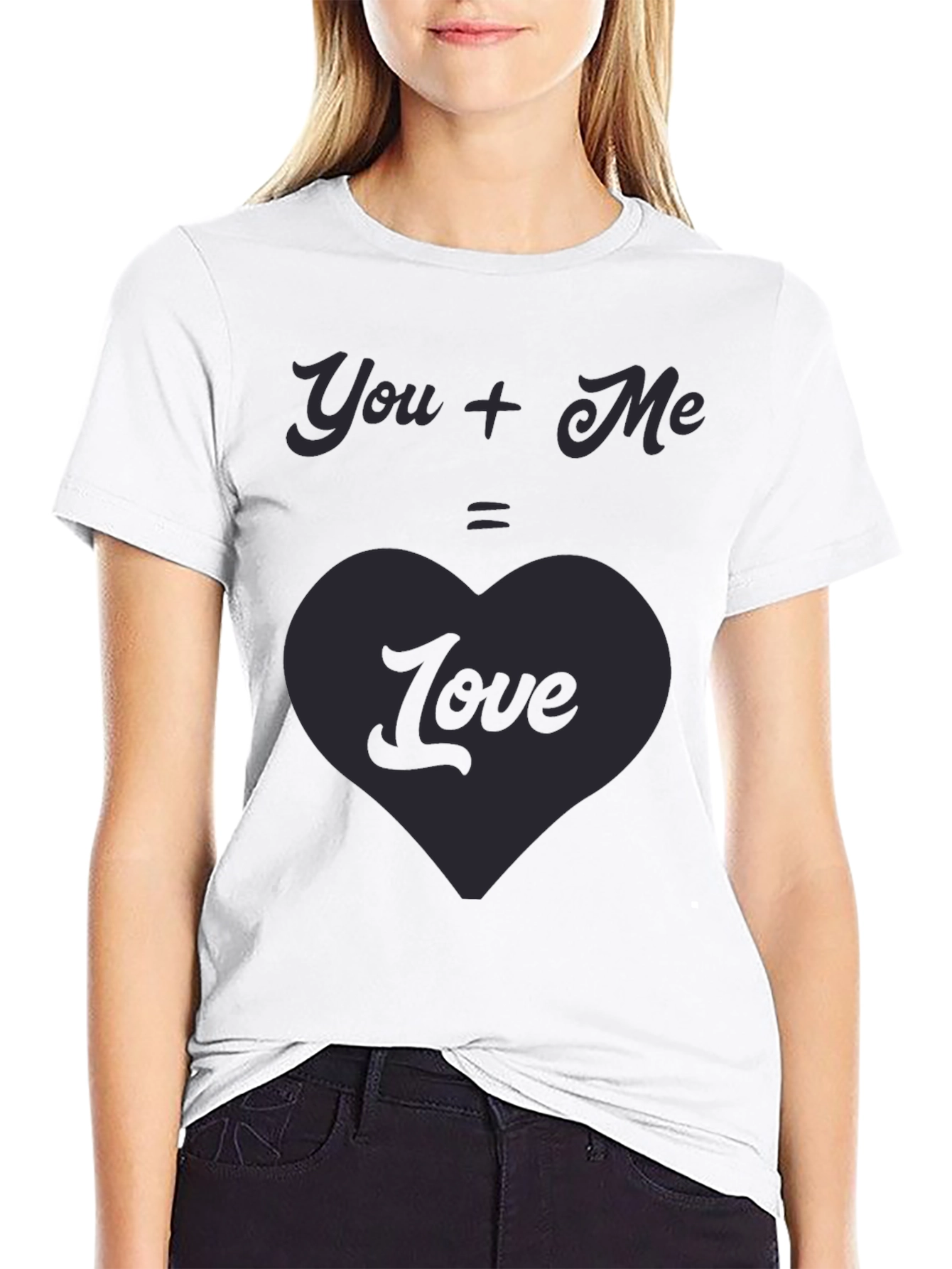 You + Me = Love Graphic Tee