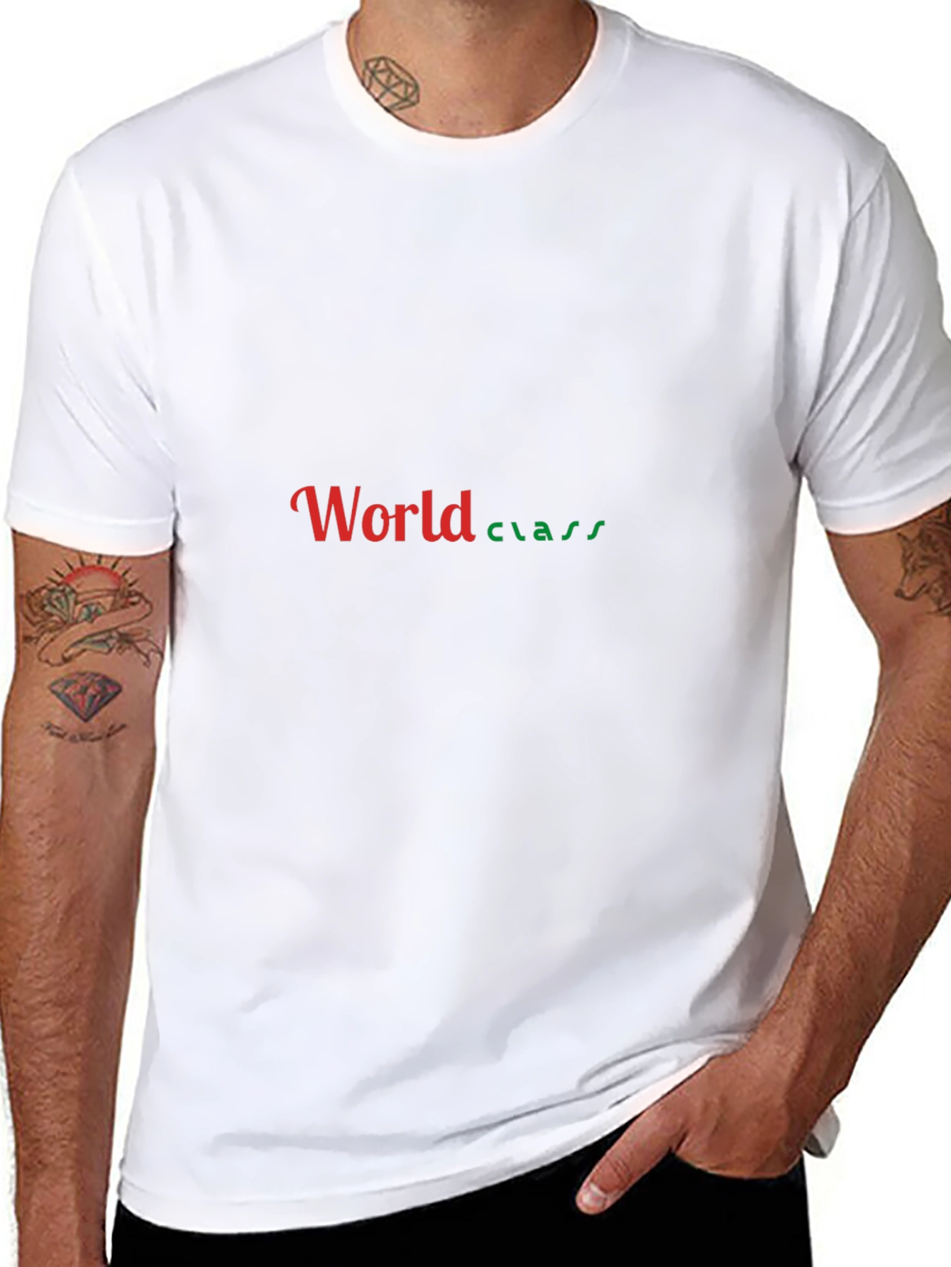 World Class Graphic Print Black T-Shirt