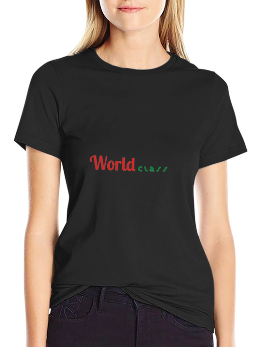 World Class Graphic Print Black T-Shirt