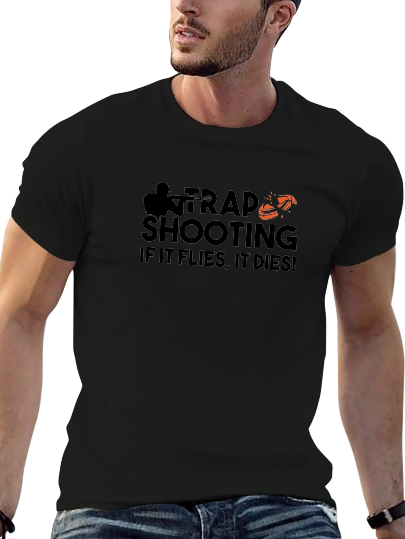Trap Shooting If It Flies It Dies T-Shirt