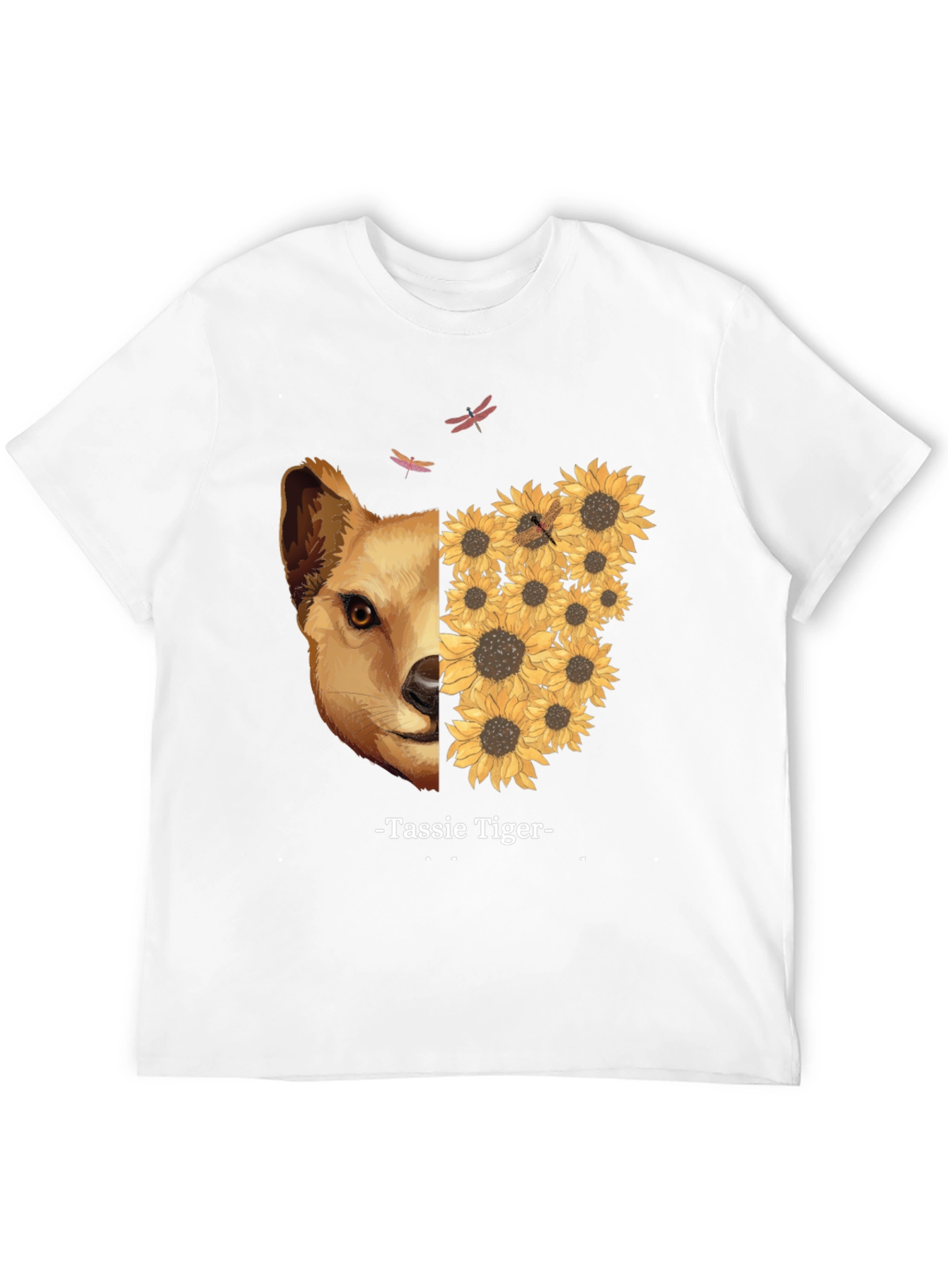 Tassie Tiger Sunflower Graphic Tee