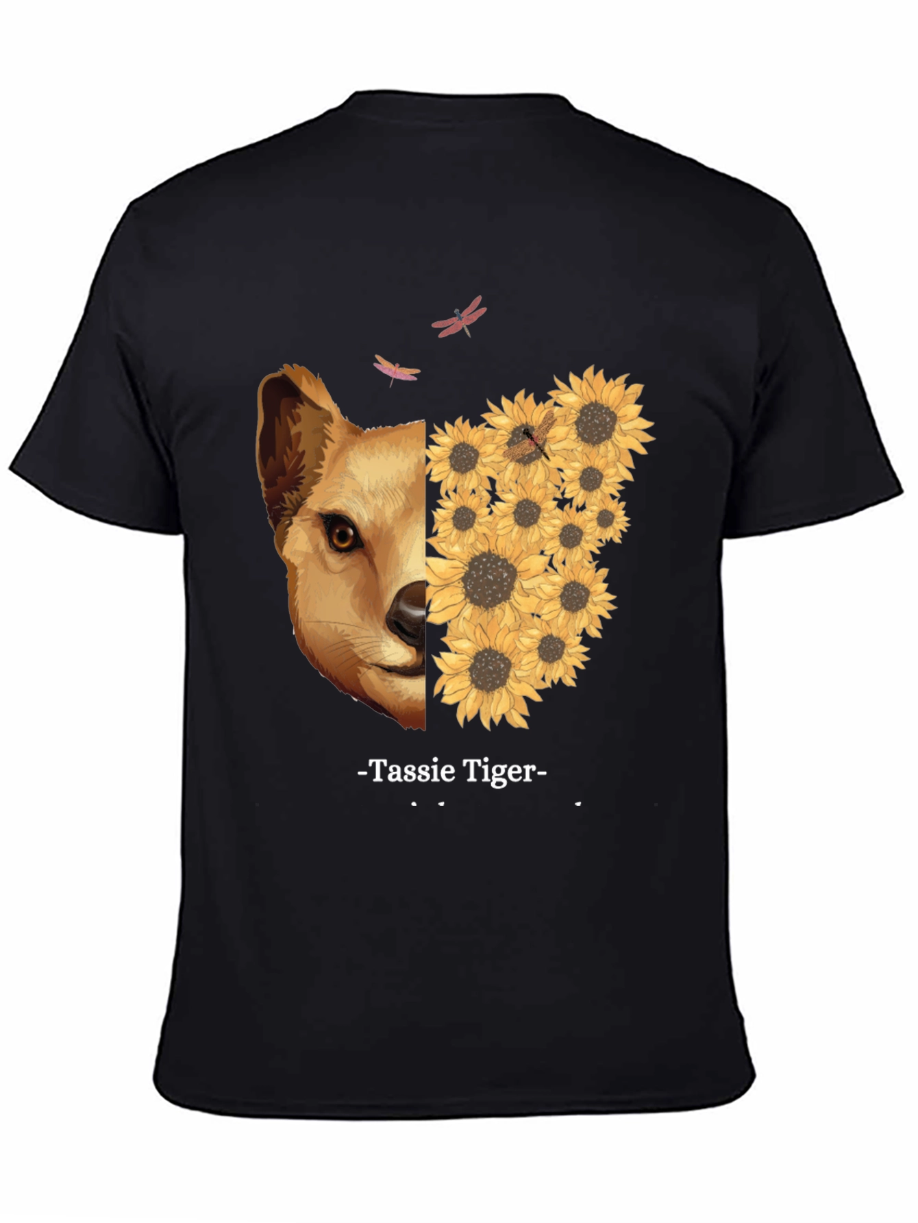Tassie Tiger Sunflower Graphic Tee