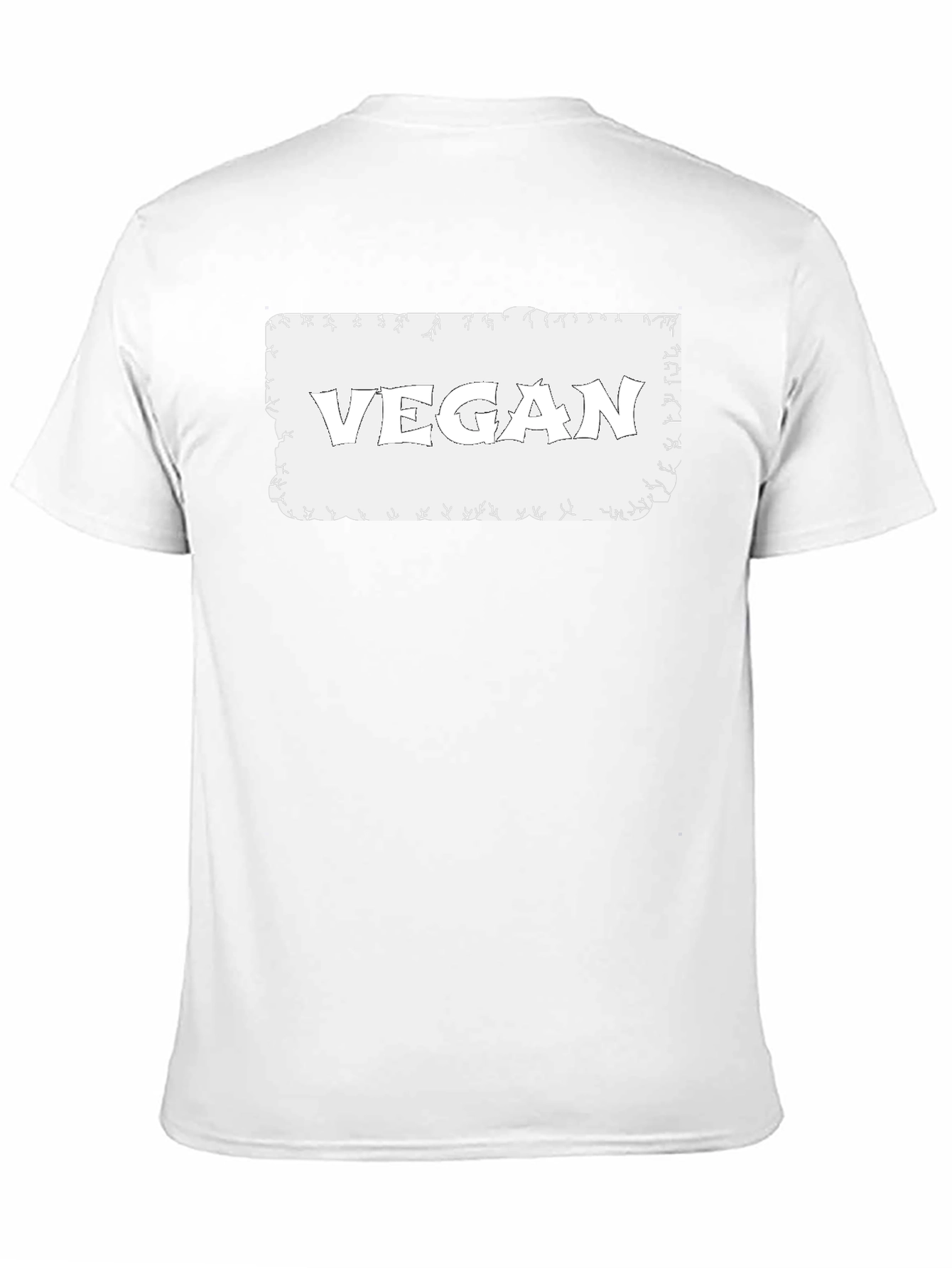 Vegan Graphic Tee - Black Cotton Casual Shirt