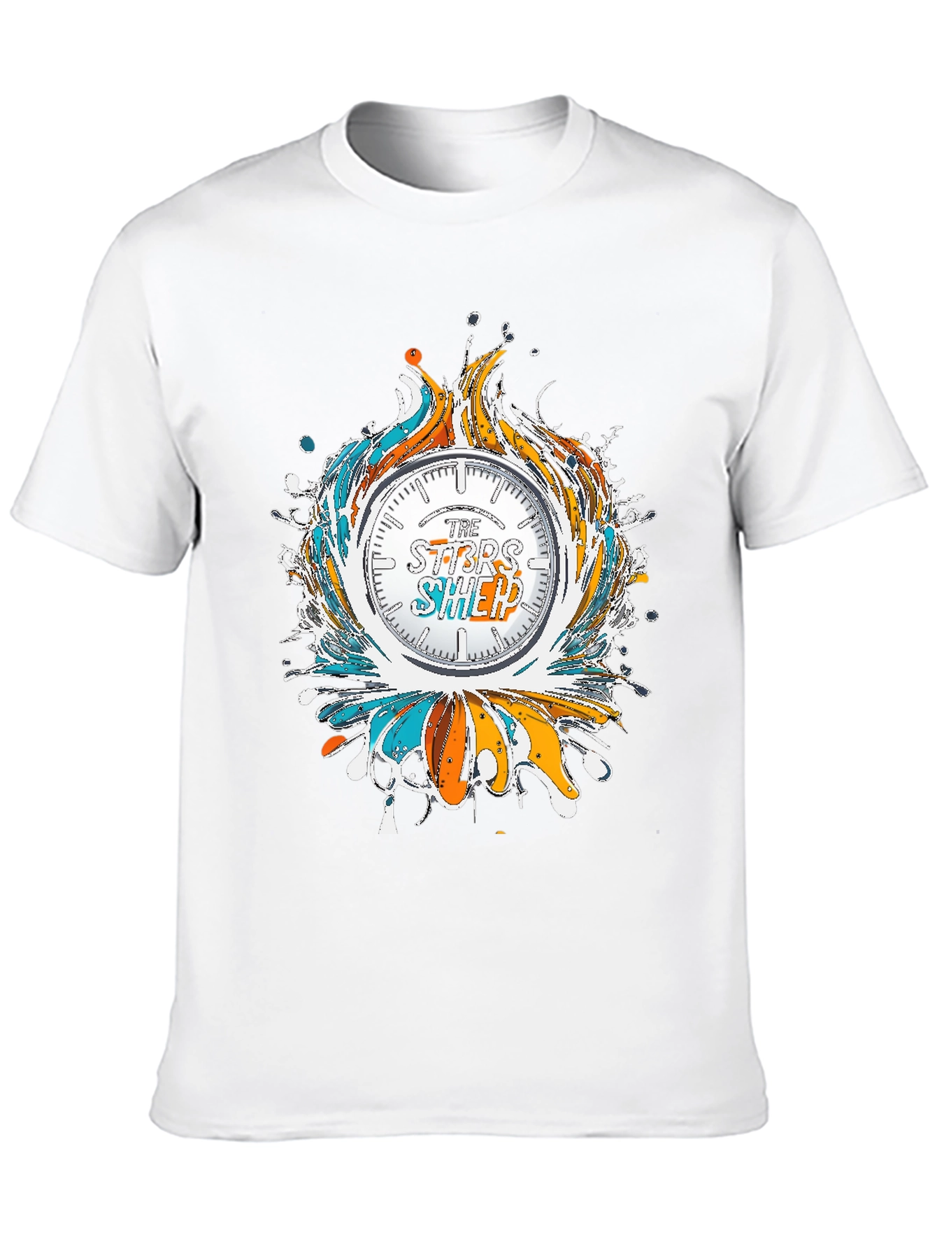 Unique Graphic T-Shirt: The Stars Sheep Design