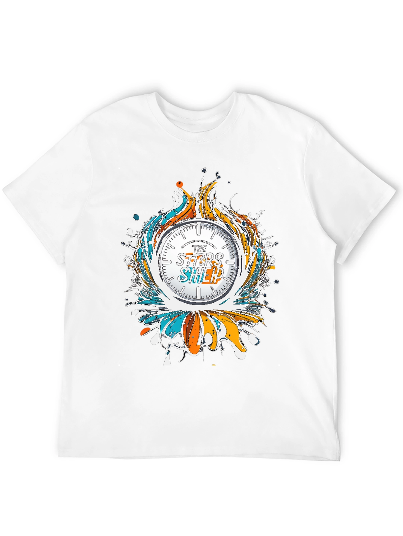 Unique Graphic T-Shirt: The Stars Sheep Design