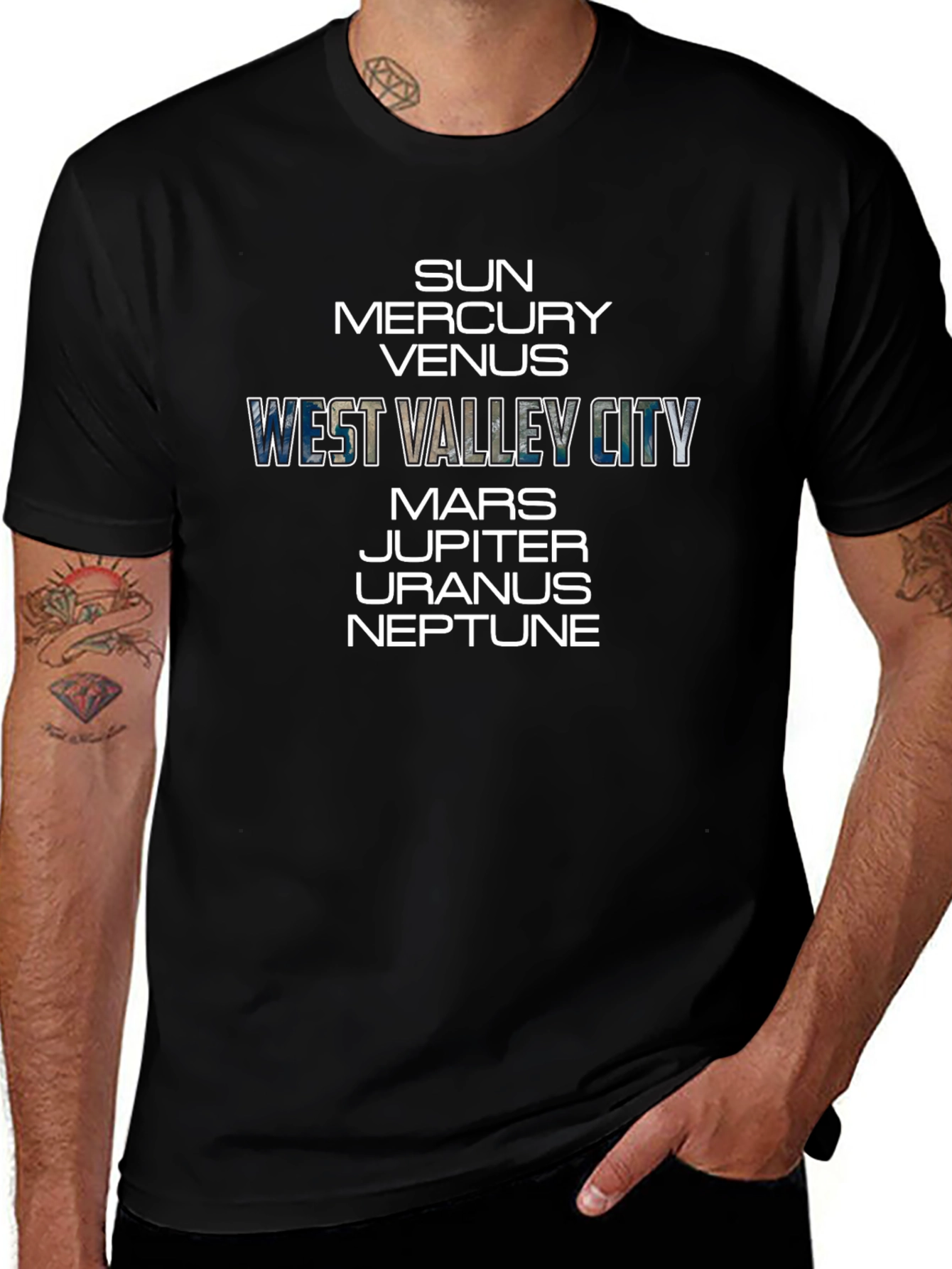 West Valley City Planets T-Shirt