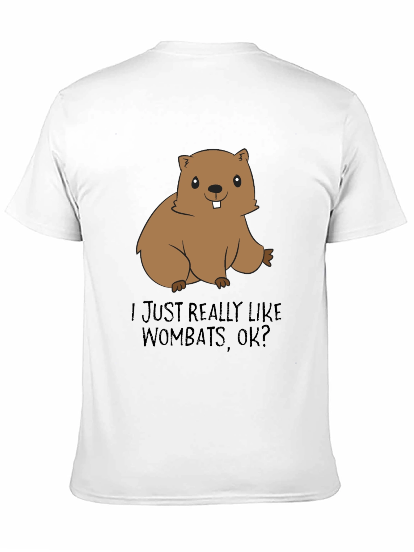 Wombat Lover T-Shirt - Cute Cartoon Animal Tee