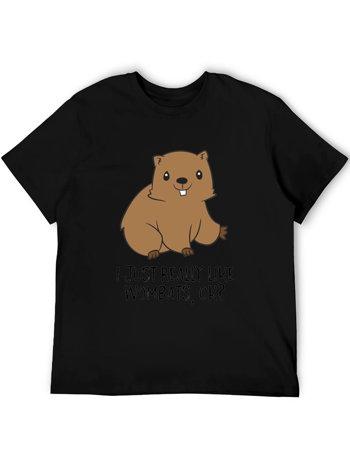 Wombat Lover T-Shirt - Cute Cartoon Animal Tee
