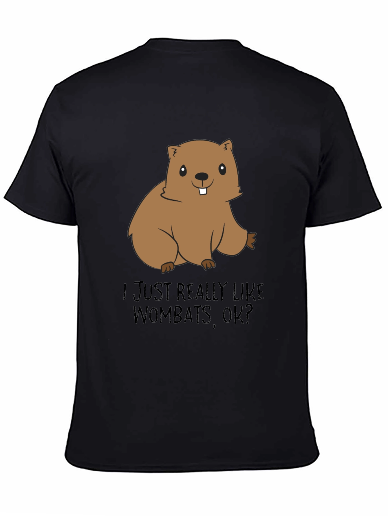 Wombat Lover T-Shirt - Cute Cartoon Animal Tee
