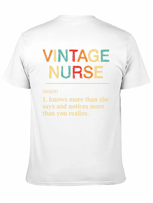 Vintage Nurse T-Shirt: Definition of a Hero