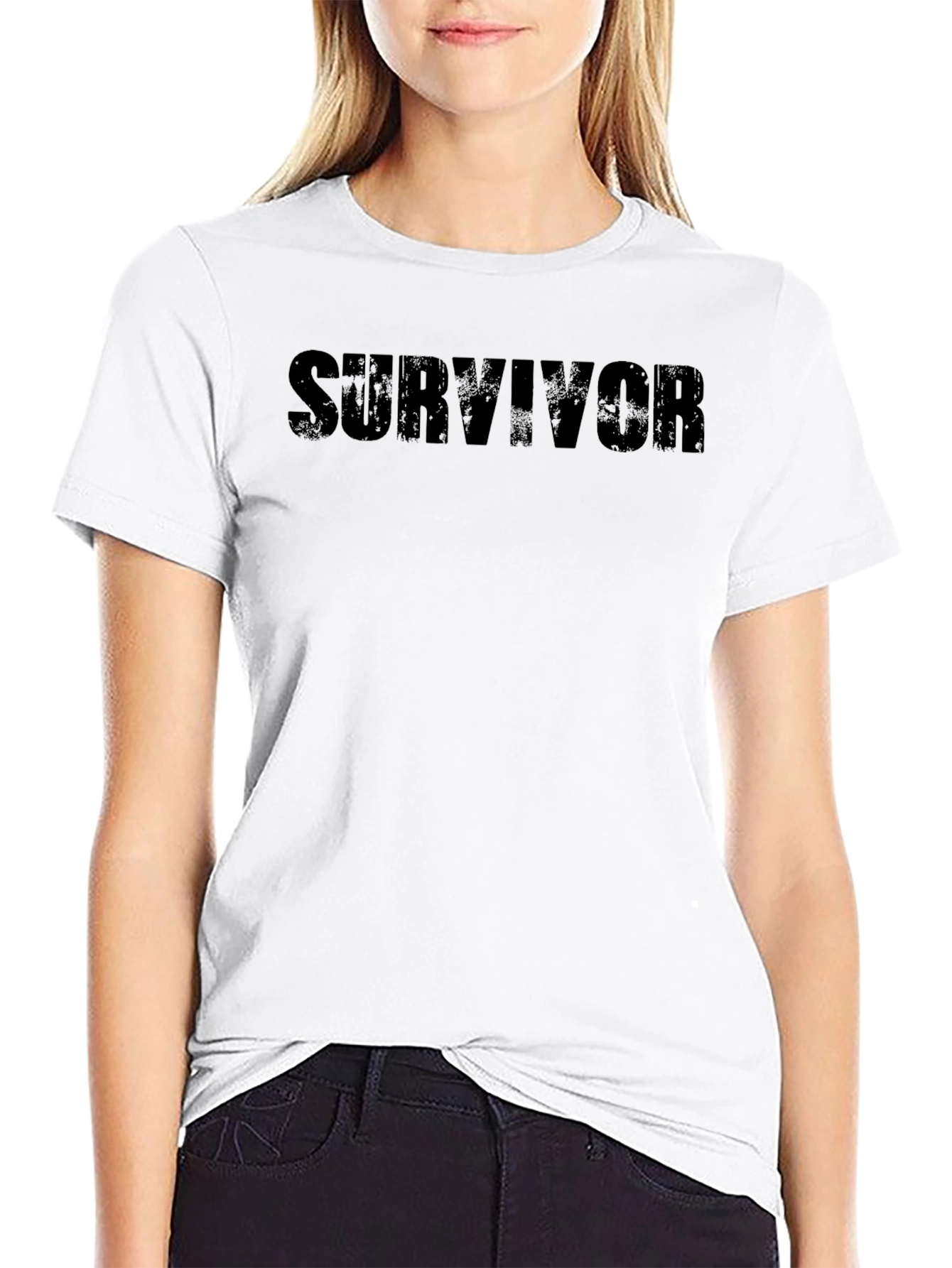 Survivor Graphic Print T-Shirt
