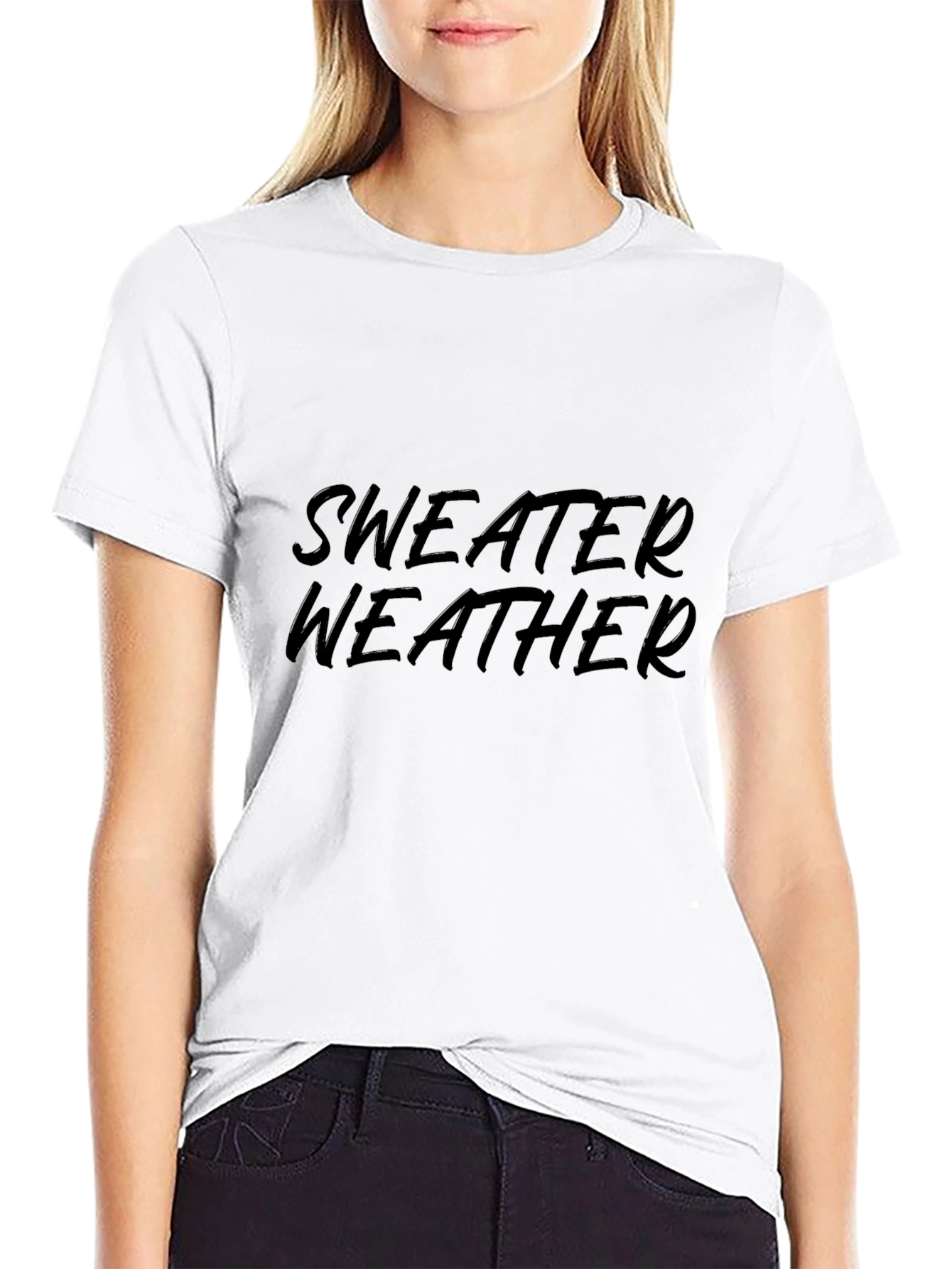 Sweater Weather T-Shirt - Comfortable Cotton Tee