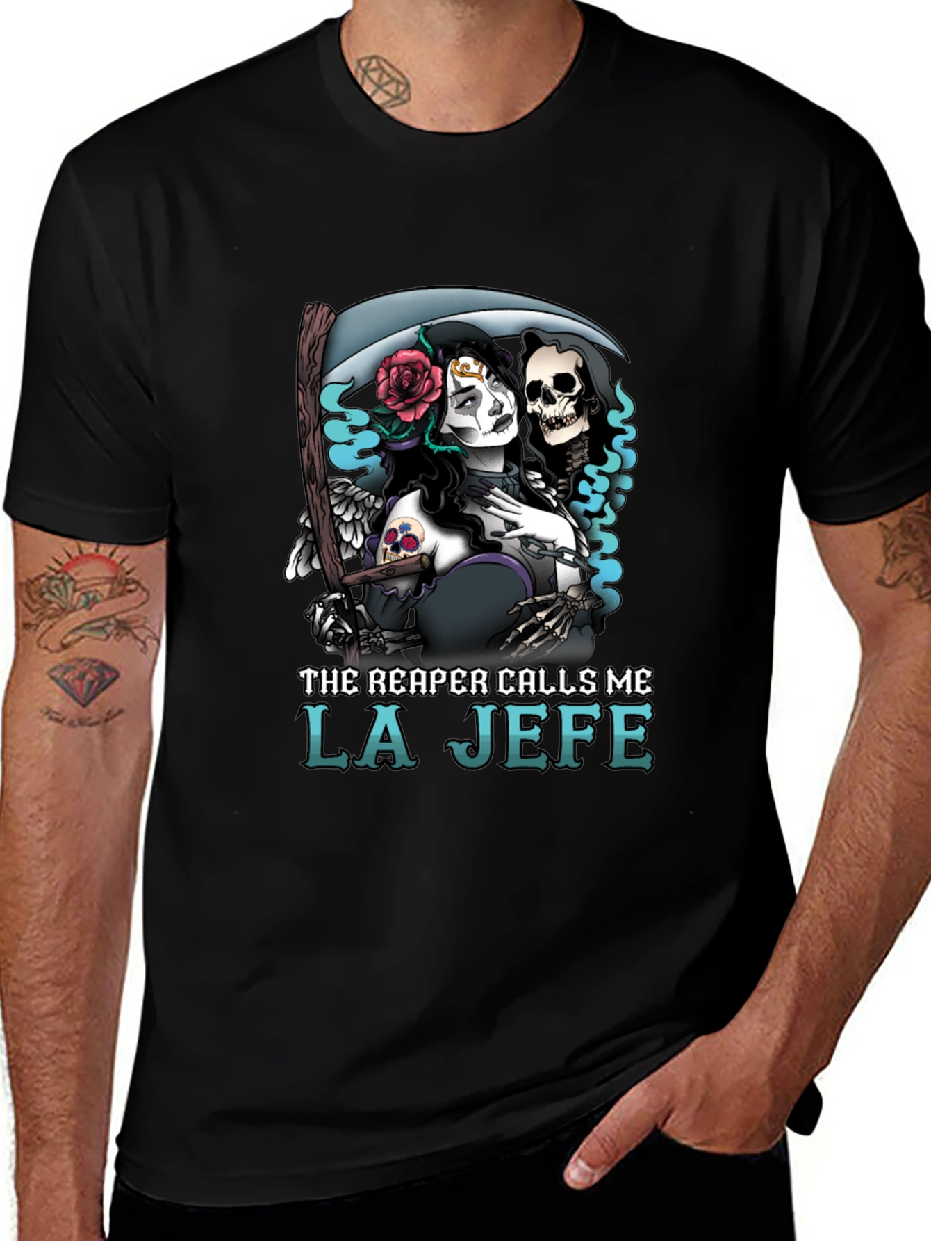 The Reaper Calls Me La Jefe T-Shirt