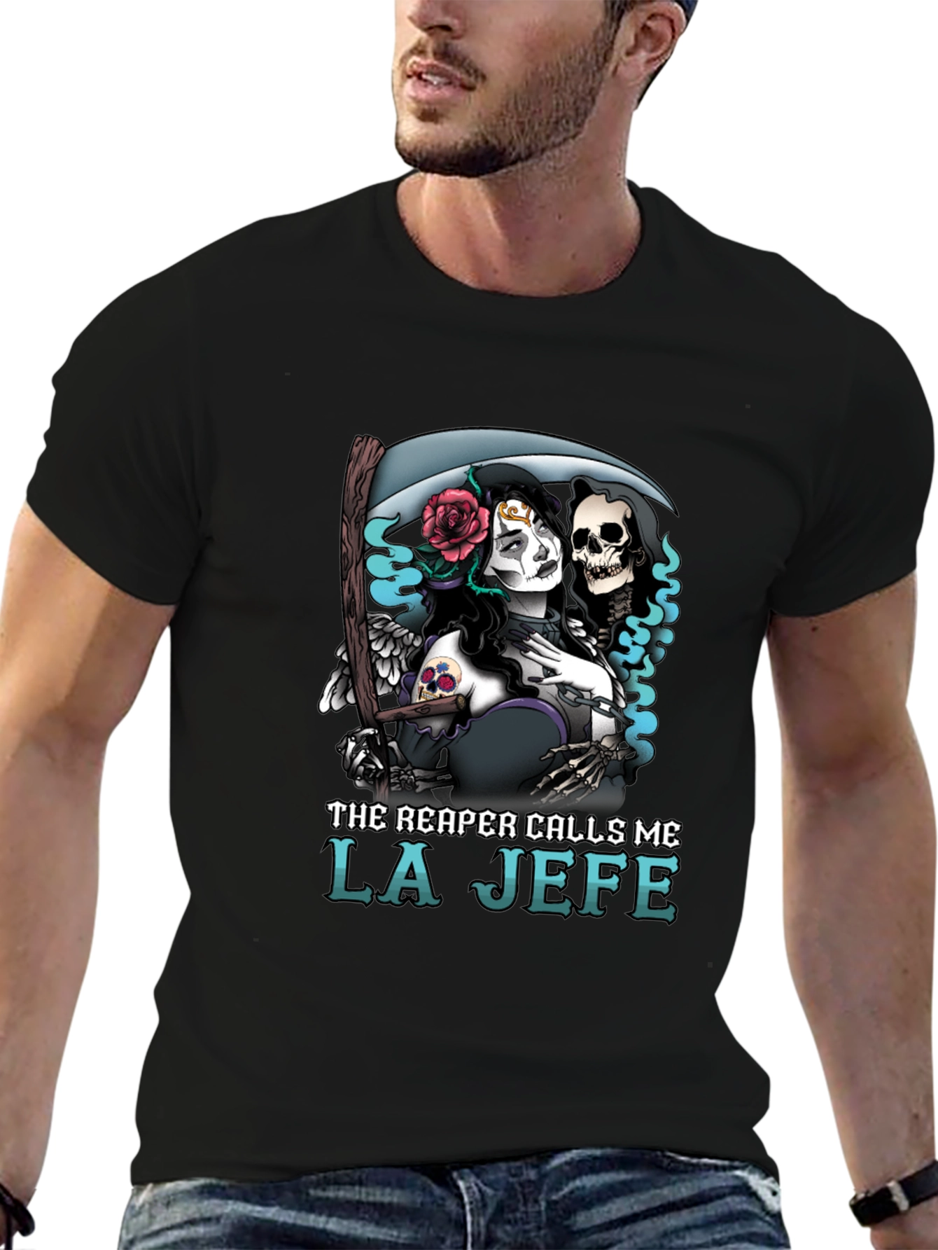 The Reaper Calls Me La Jefe T-Shirt
