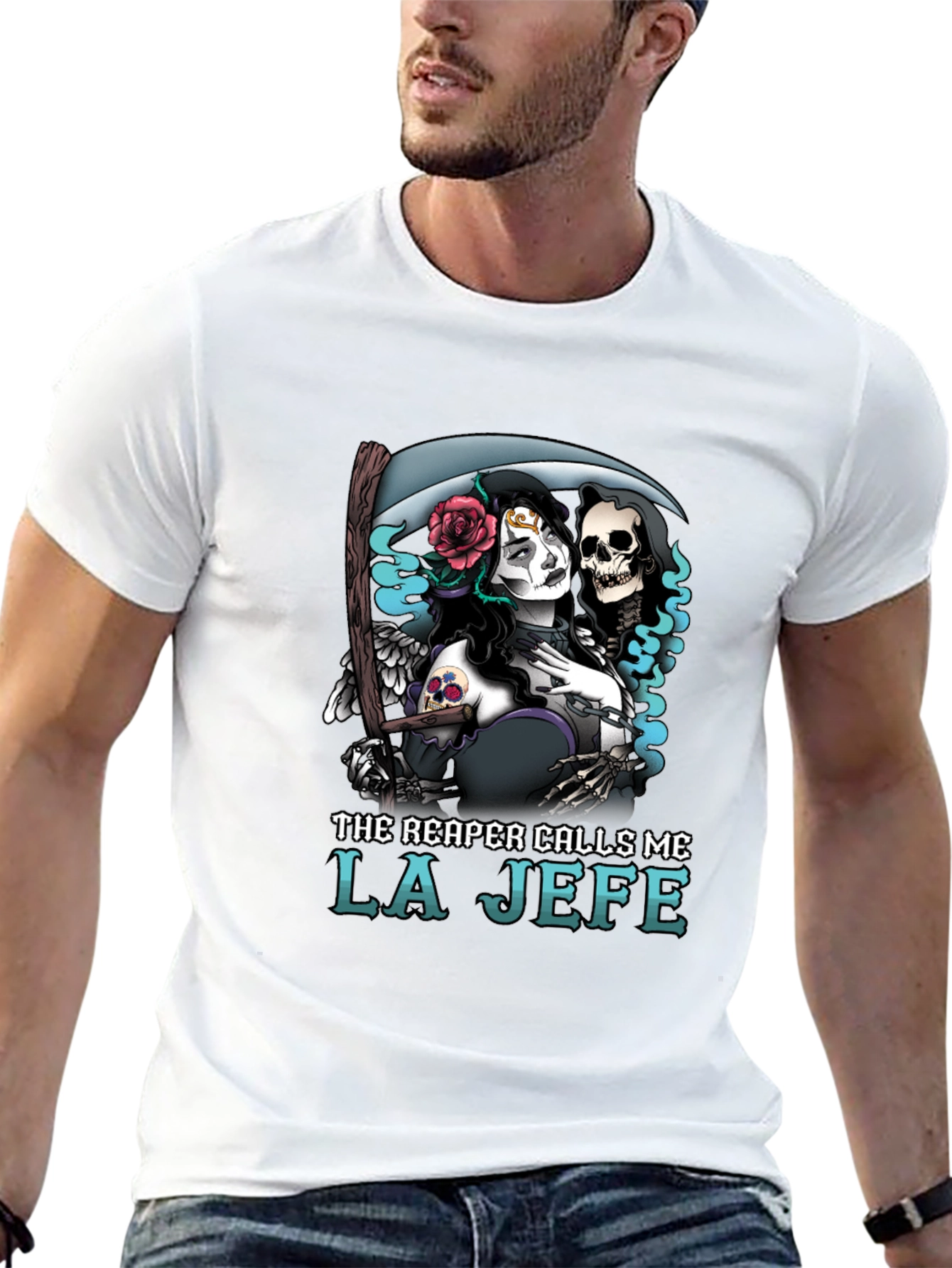 The Reaper Calls Me La Jefe T-Shirt