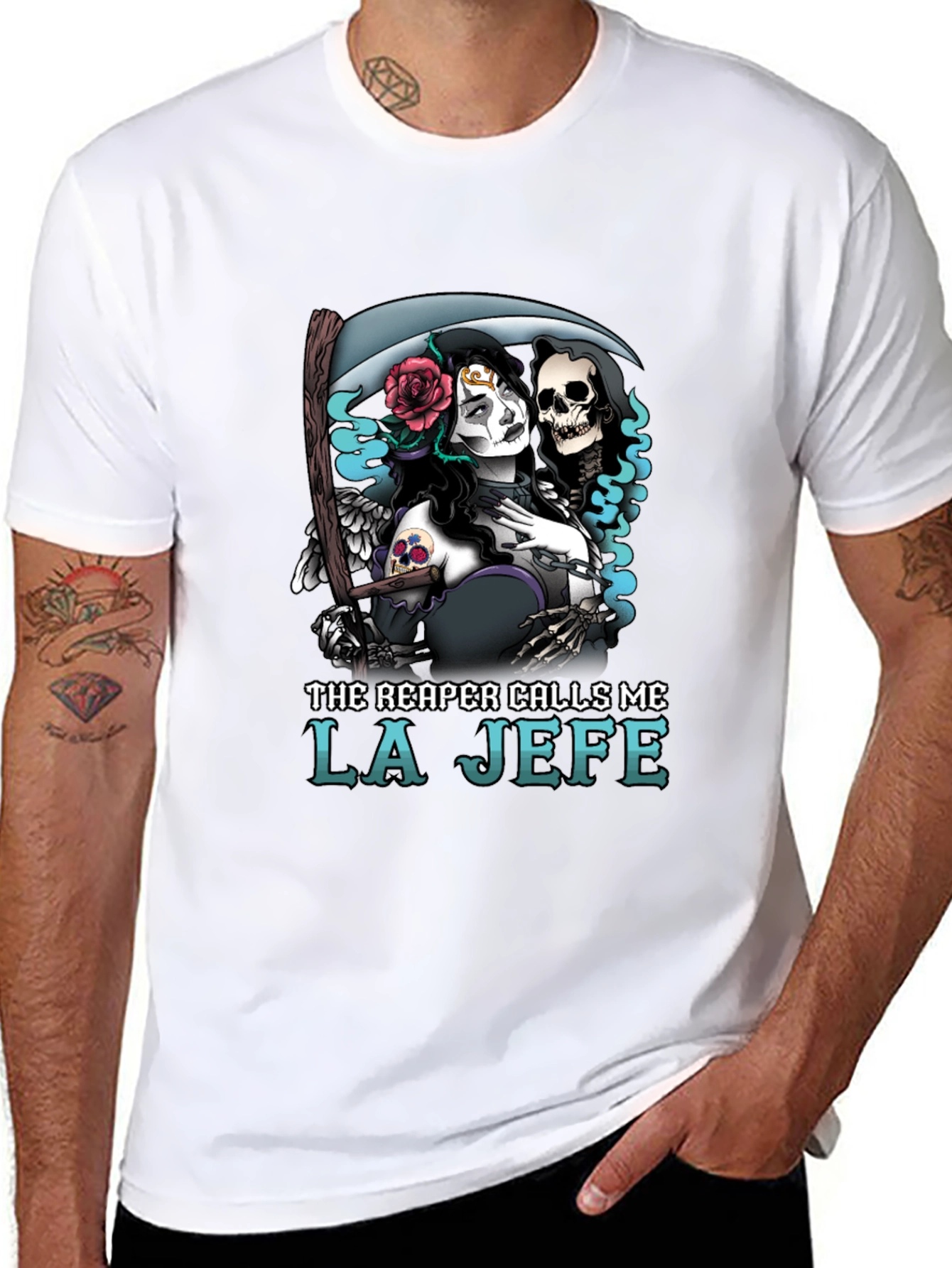 The Reaper Calls Me La Jefe T-Shirt