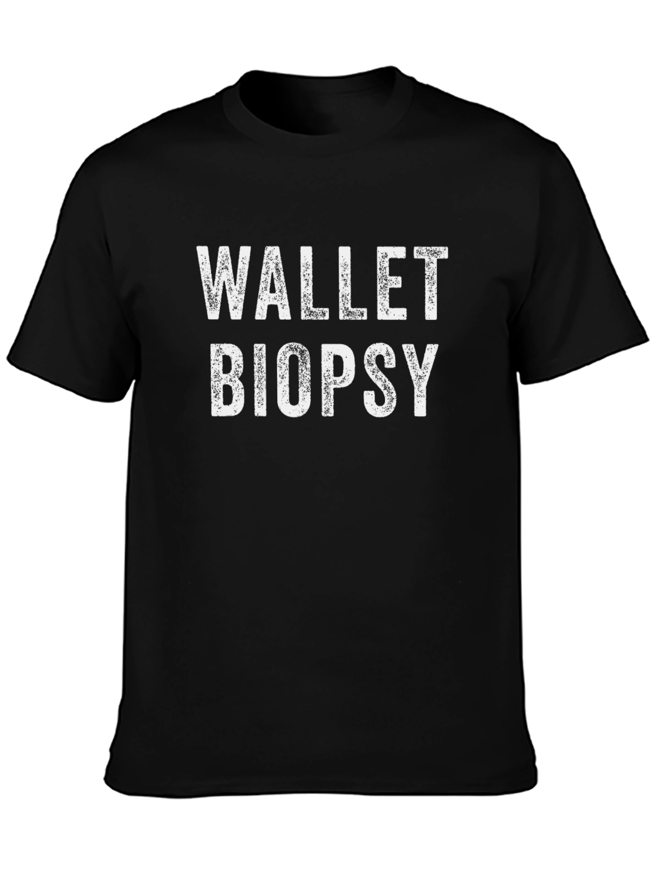 Wallet Biopsy Graphic T-Shirt - Black Cotton Tee