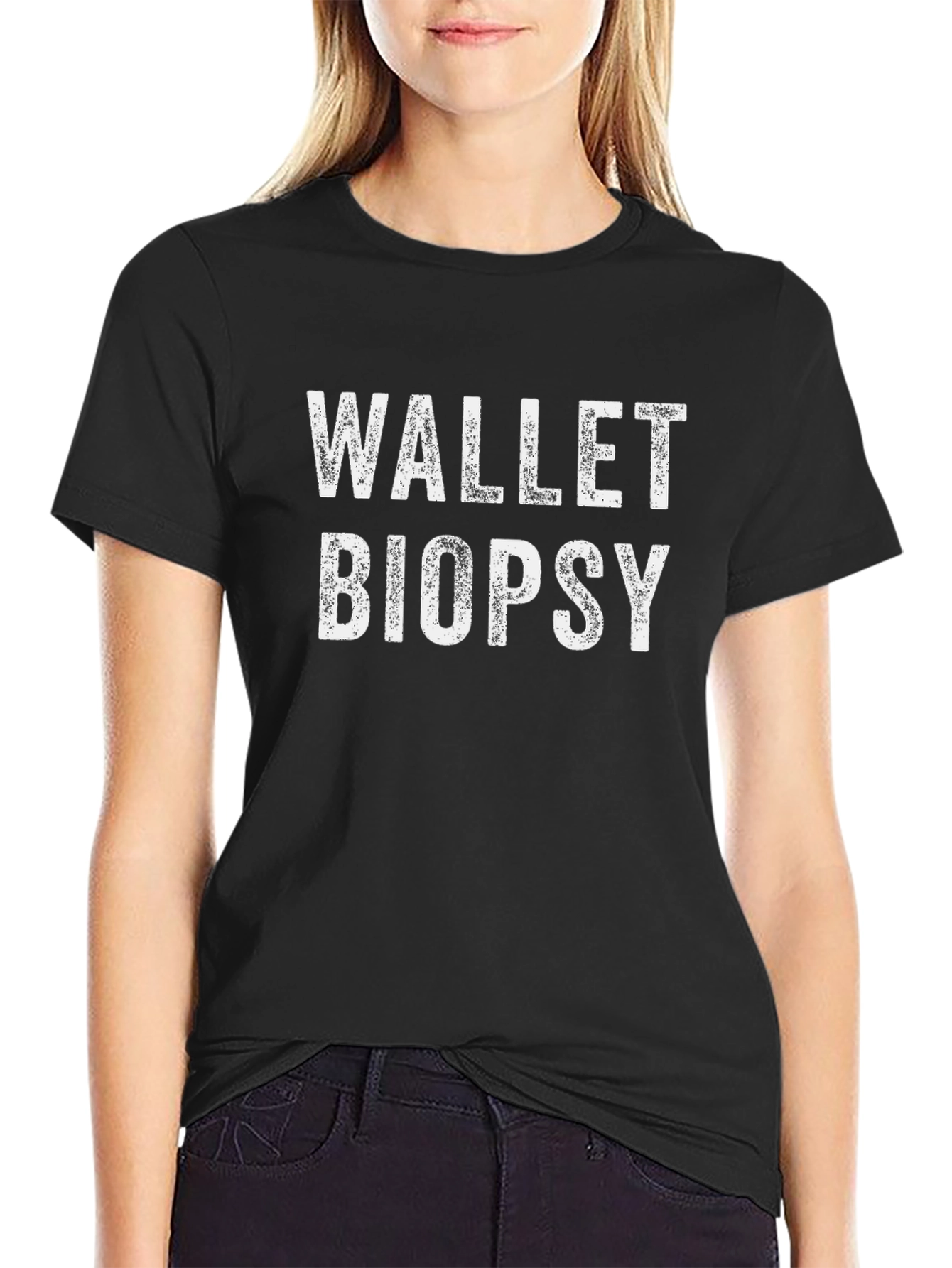 Wallet Biopsy Graphic T-Shirt - Black Cotton Tee
