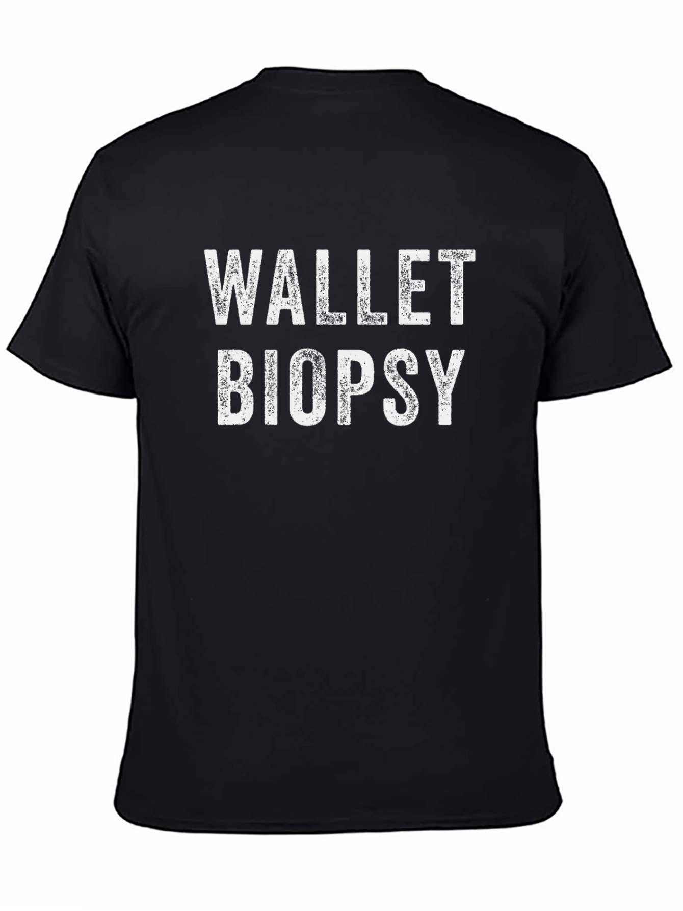 Wallet Biopsy Graphic T-Shirt - Black Cotton Tee