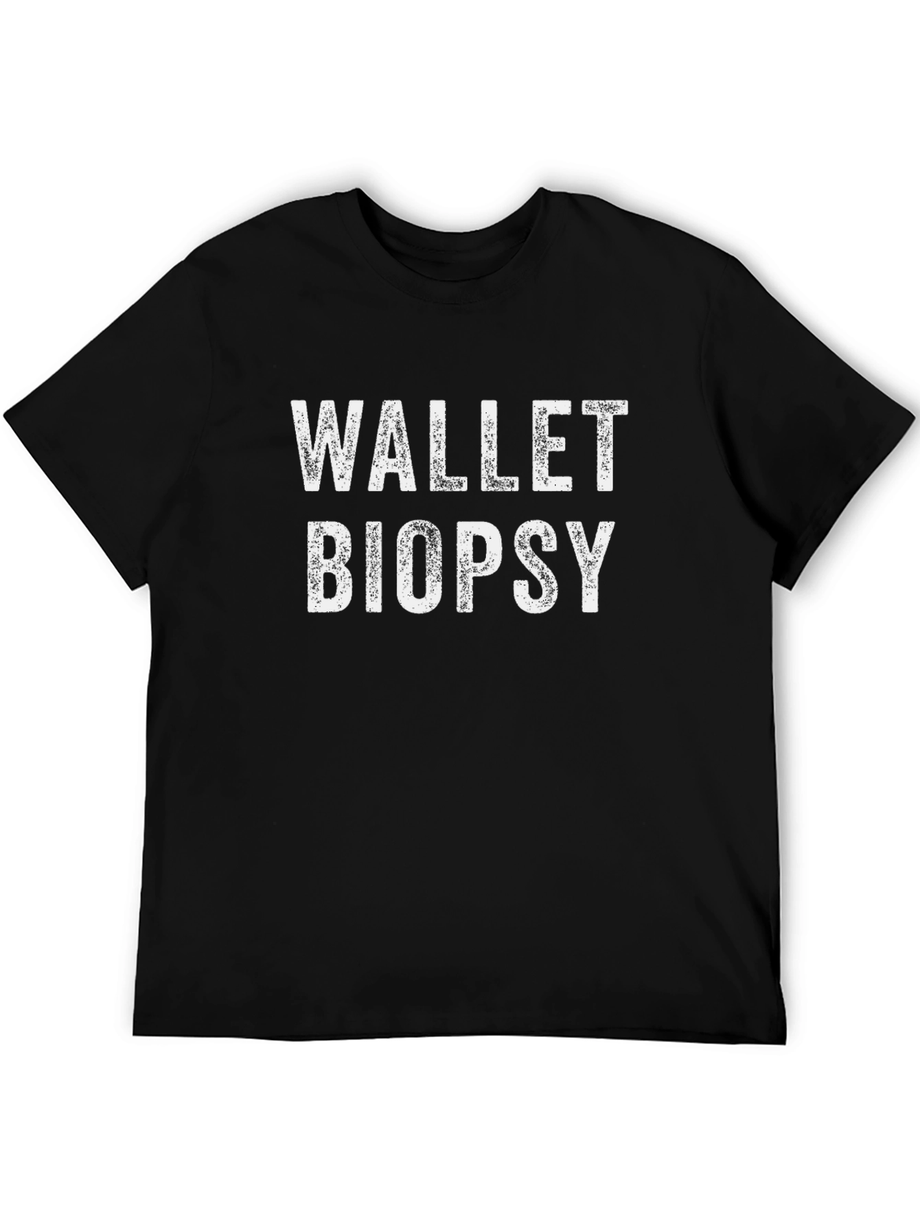 Wallet Biopsy Graphic T-Shirt - Black Cotton Tee