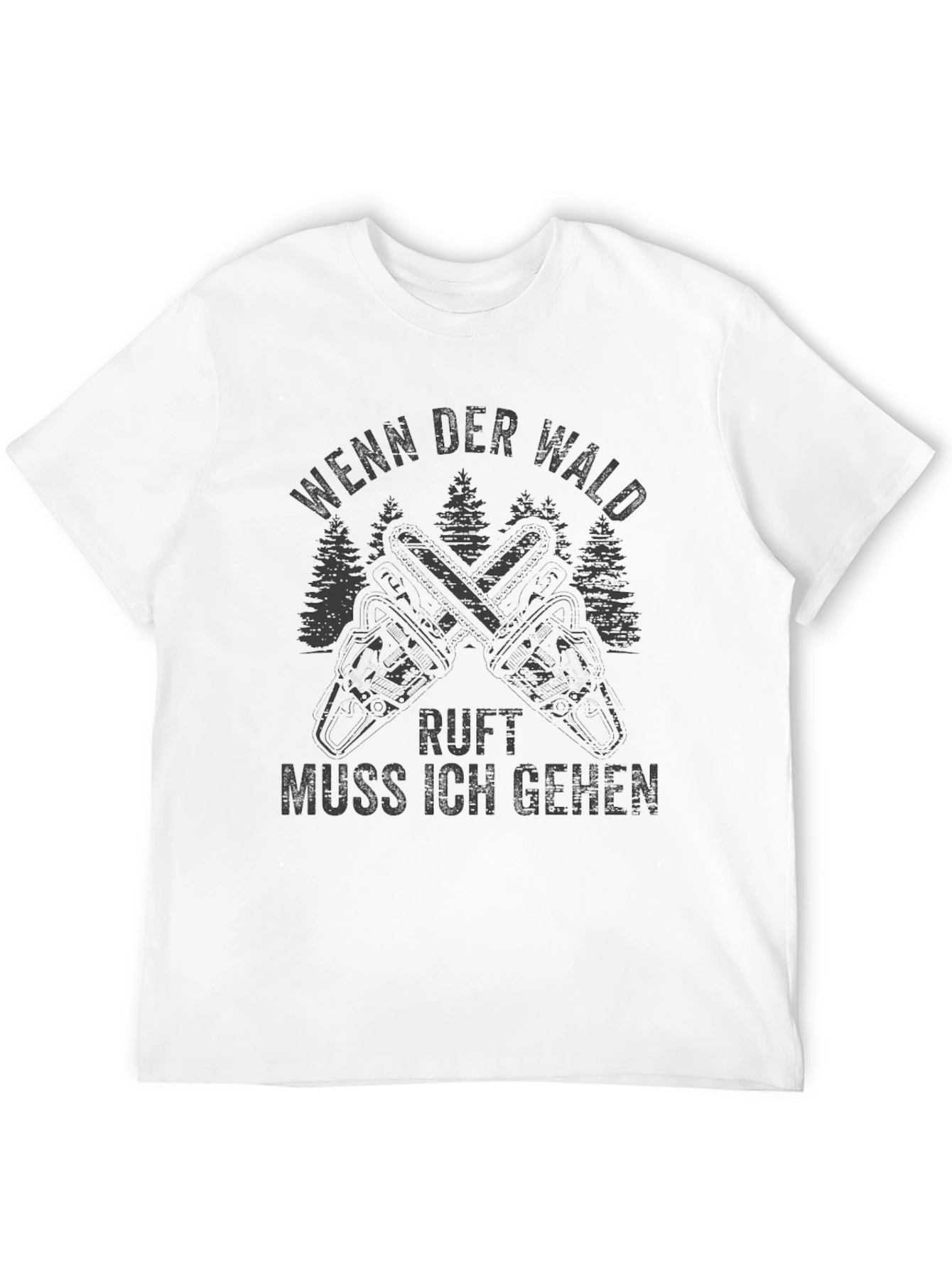 Wenn Der Wald Ruft Black T-Shirt
