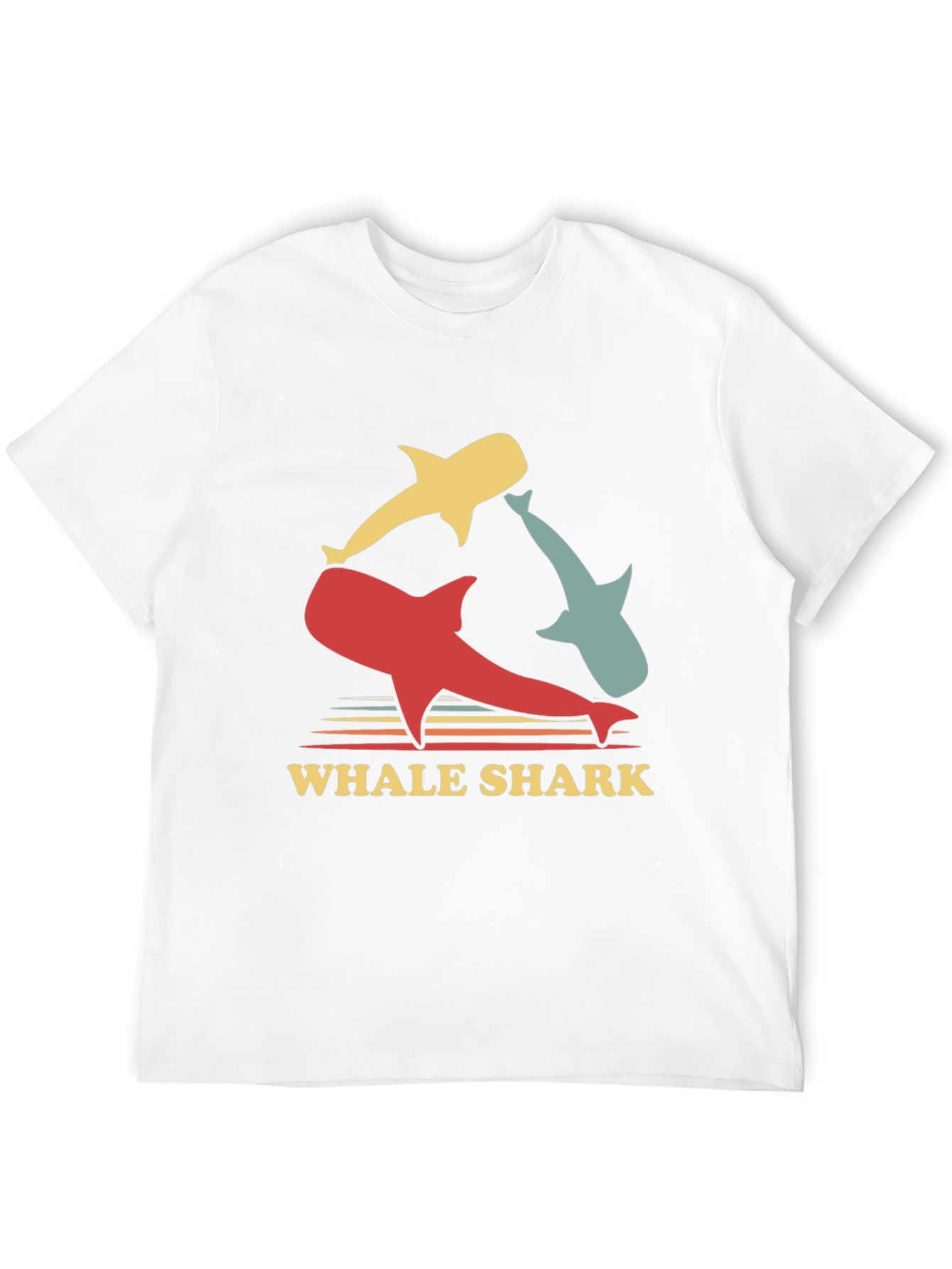 Whale Shark Graphic Tee - Retro Style
