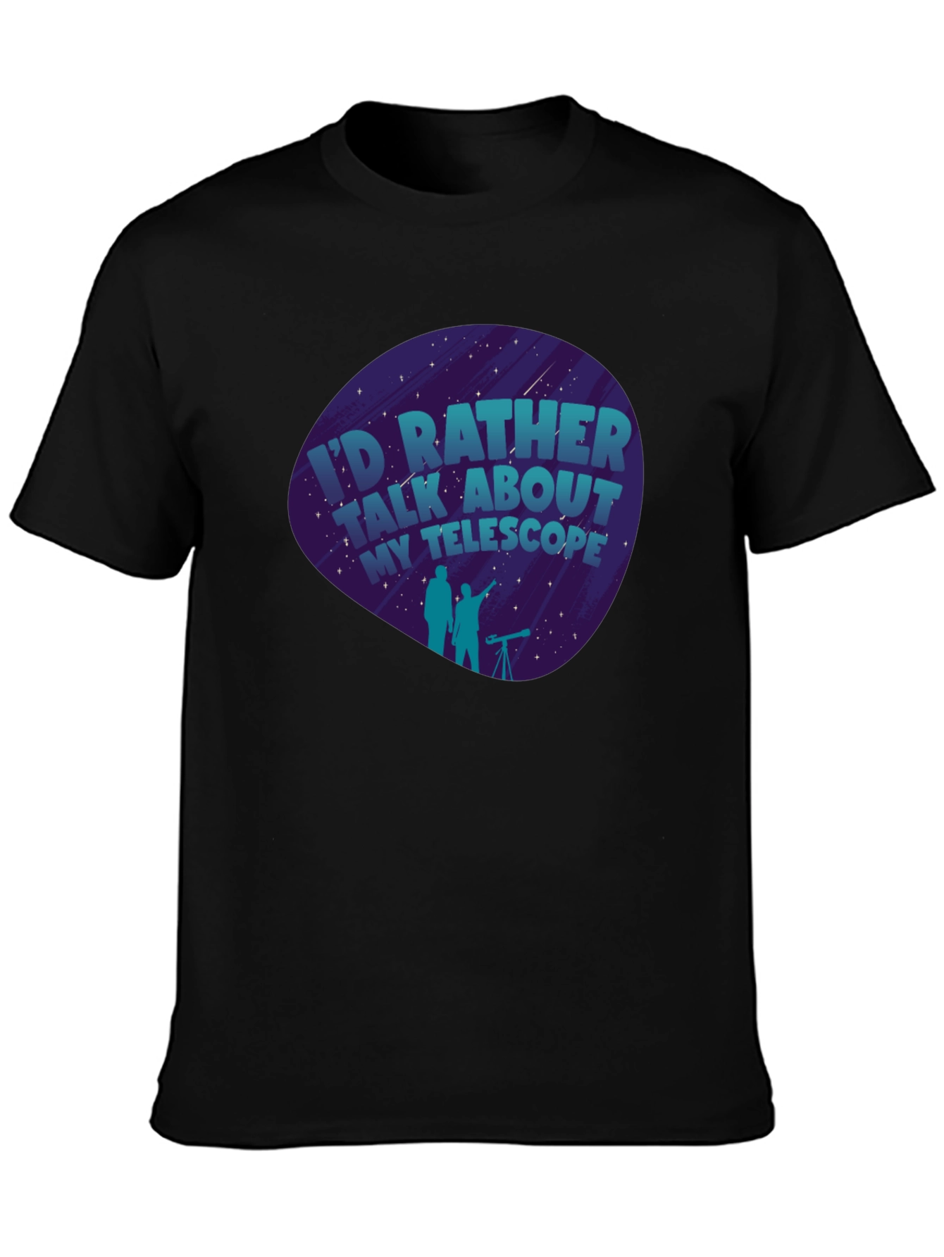 Telescope Enthusiast Graphic T-Shirt
