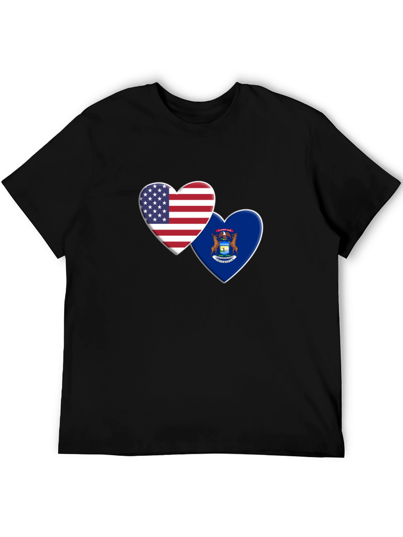 USA Michigan Heart T-Shirt