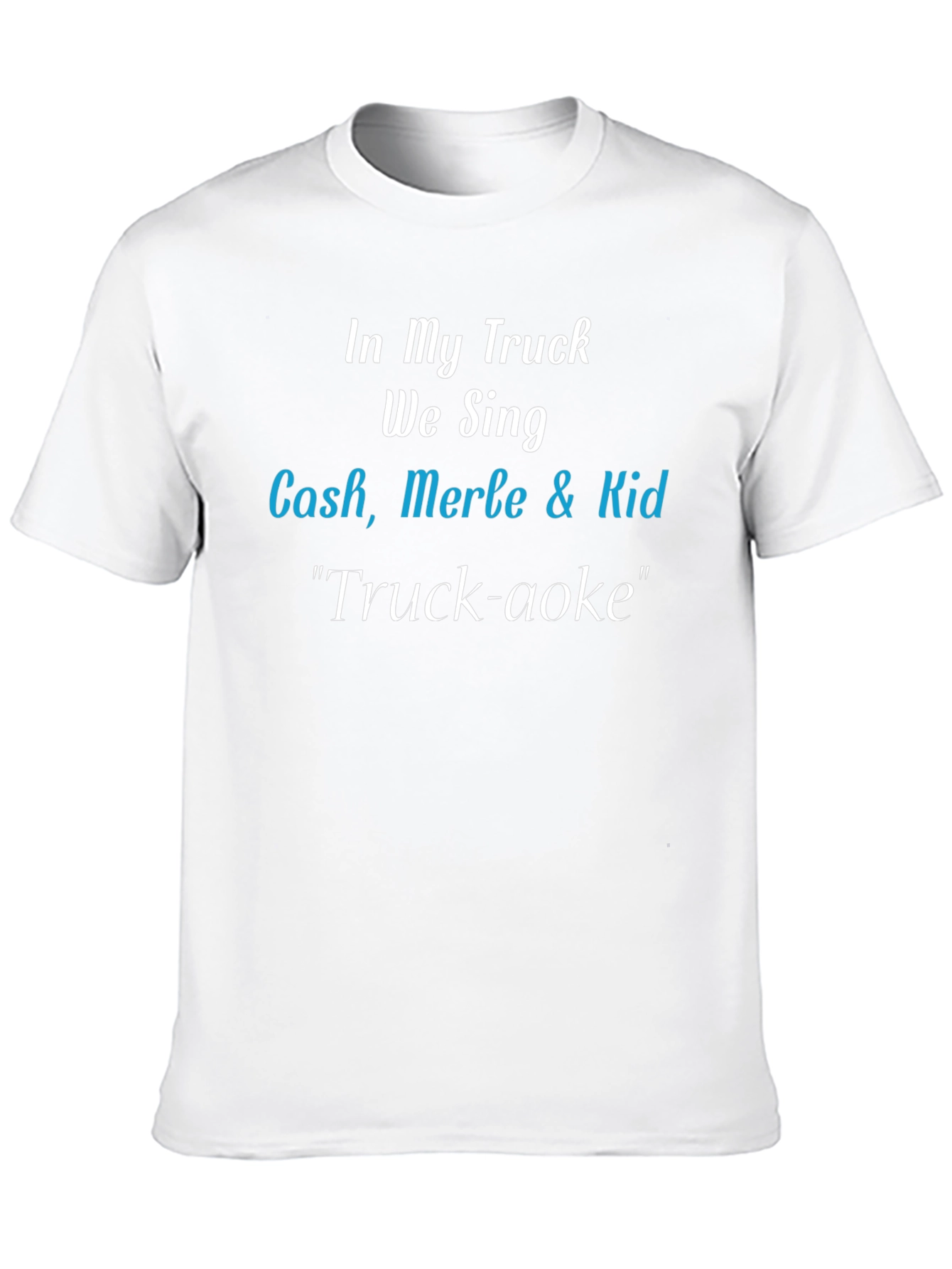 Truck-aoke T-Shirt: Cash Merle & Kid Tribute Tee