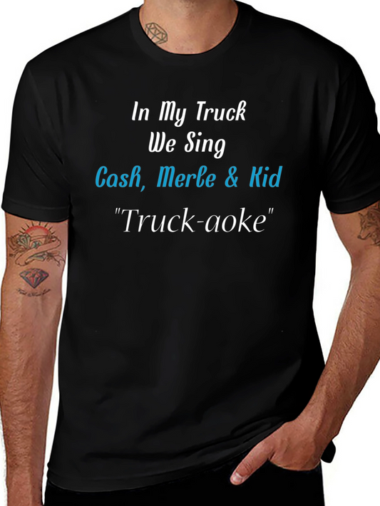 Truck-aoke T-Shirt: Cash Merle & Kid Tribute Tee