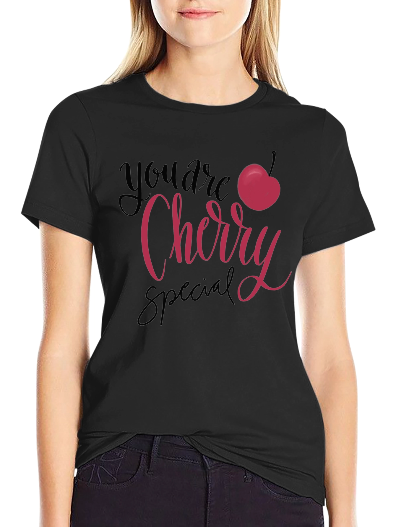 You are Cherry Special Black T-Shirt