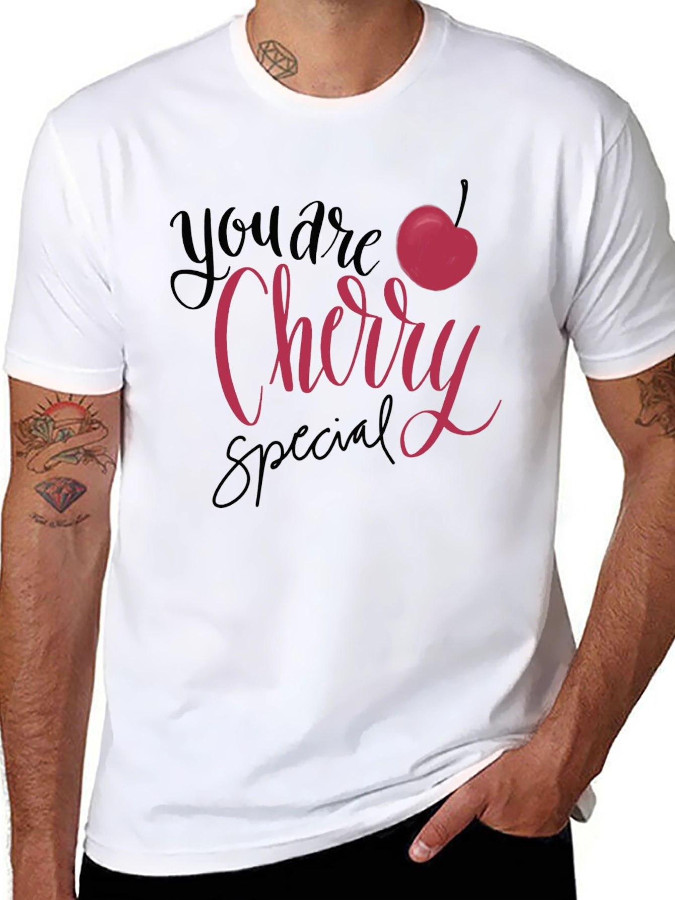 You are Cherry Special Black T-Shirt