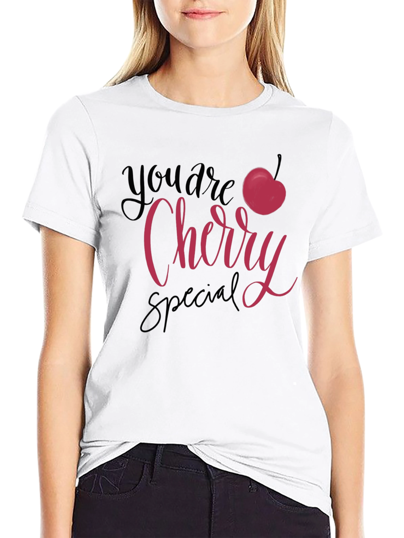 You are Cherry Special Black T-Shirt