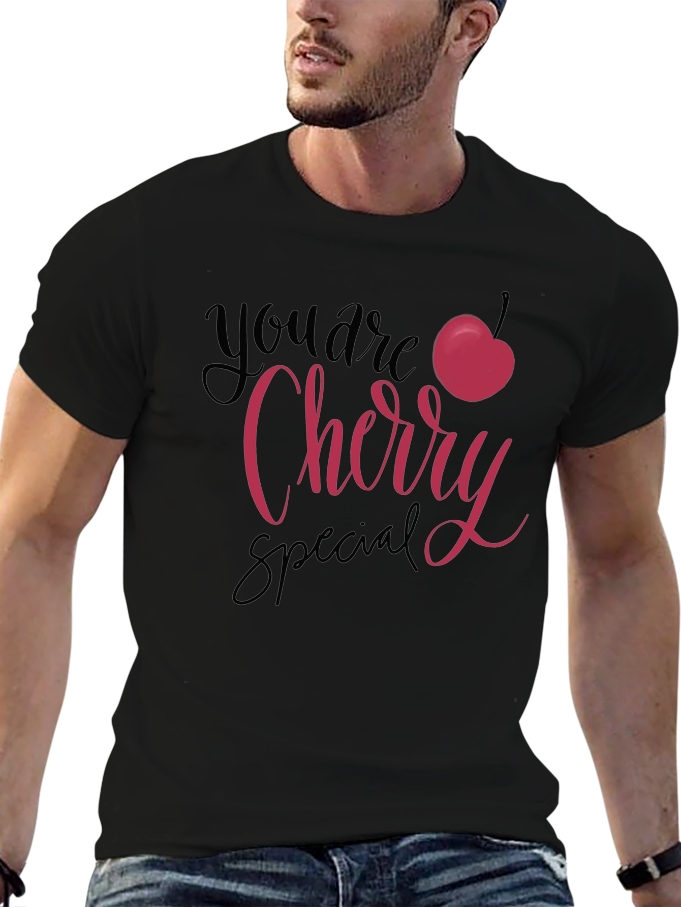 You are Cherry Special Black T-Shirt