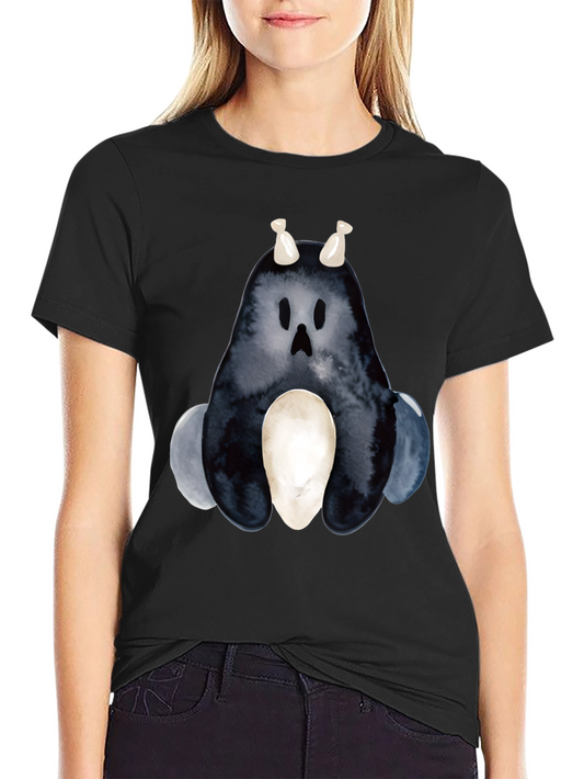 Watercolor Monster Graphic T-Shirt