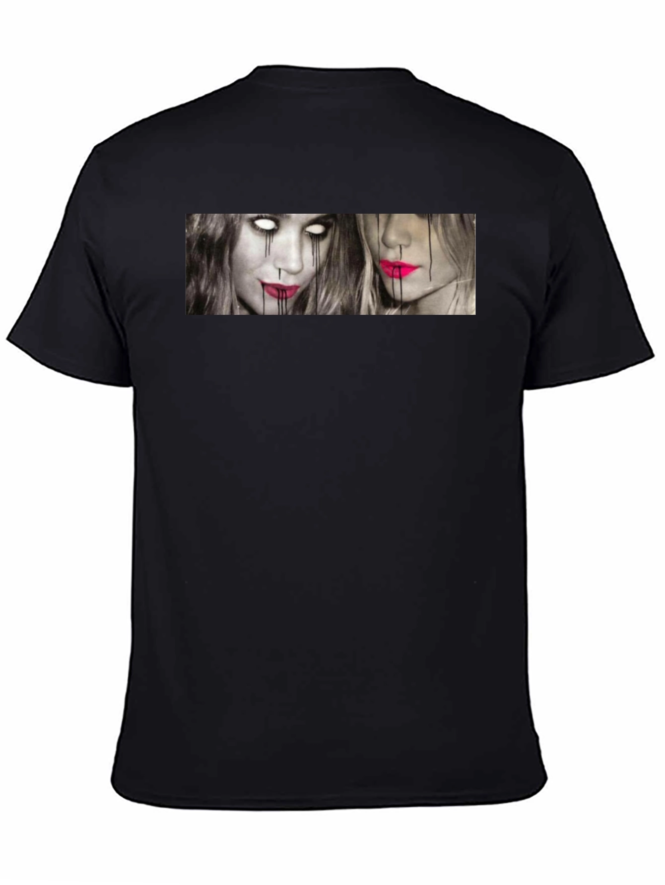Unique Graphic Print T-Shirt - Edgy Style