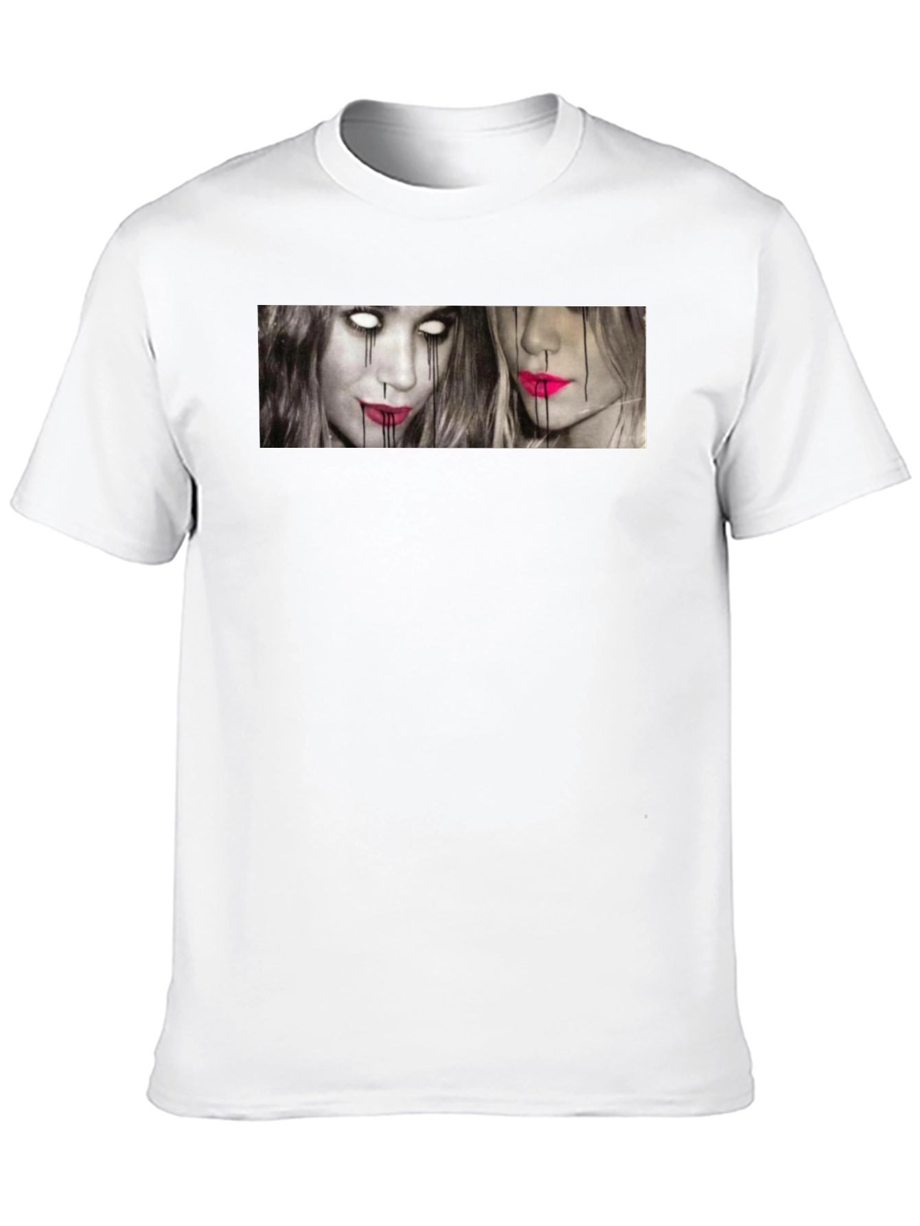 Unique Graphic Print T-Shirt - Edgy Style