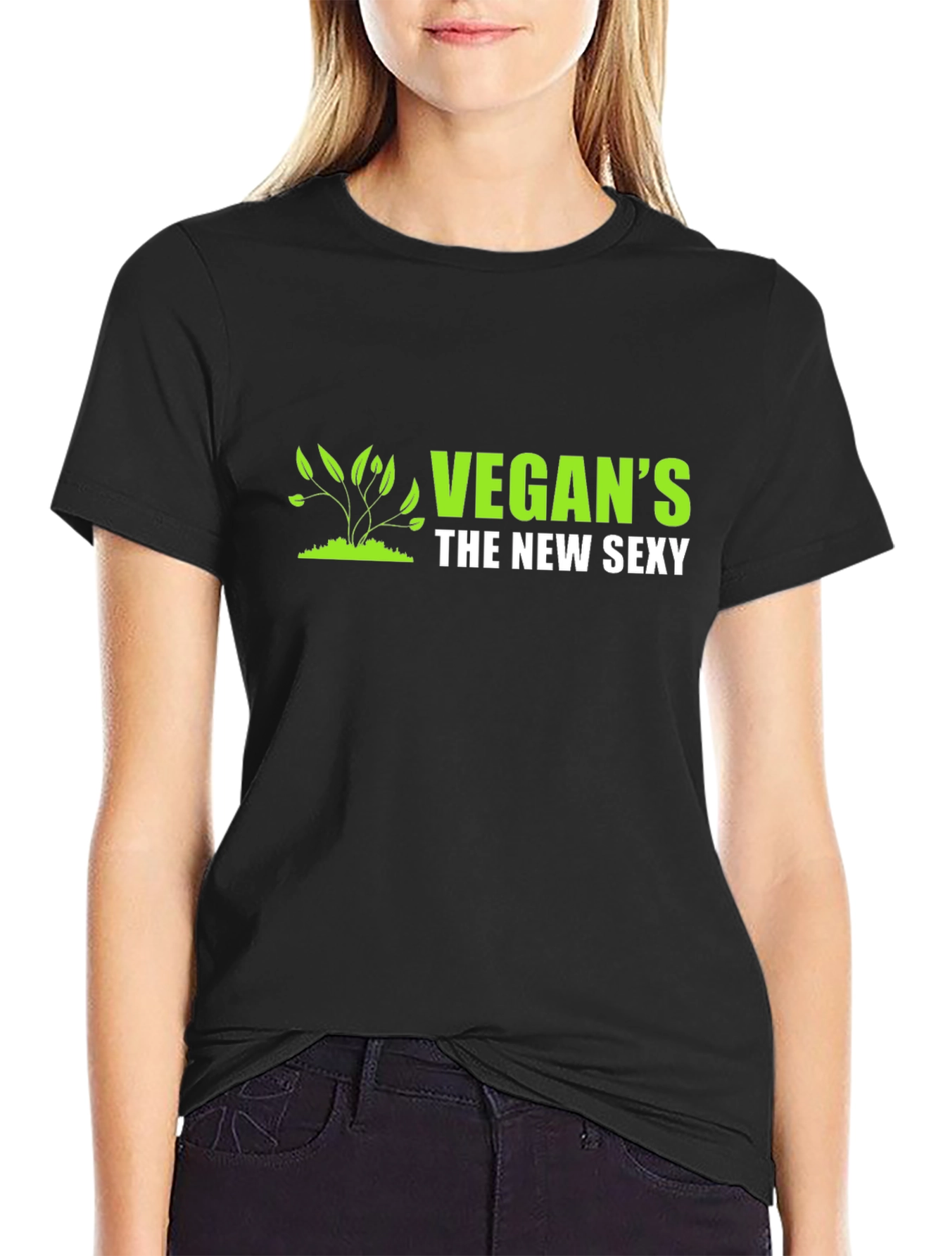 Vegans the New Sexy Black T-Shirt