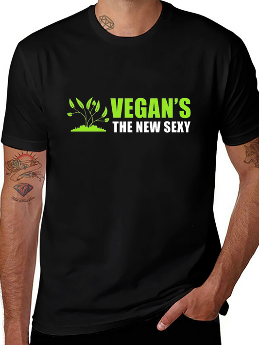 Vegans the New Sexy Black T-Shirt