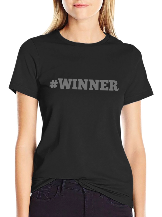 #WINNER Graphic Black T-Shirt - Trendy Unisex Tee