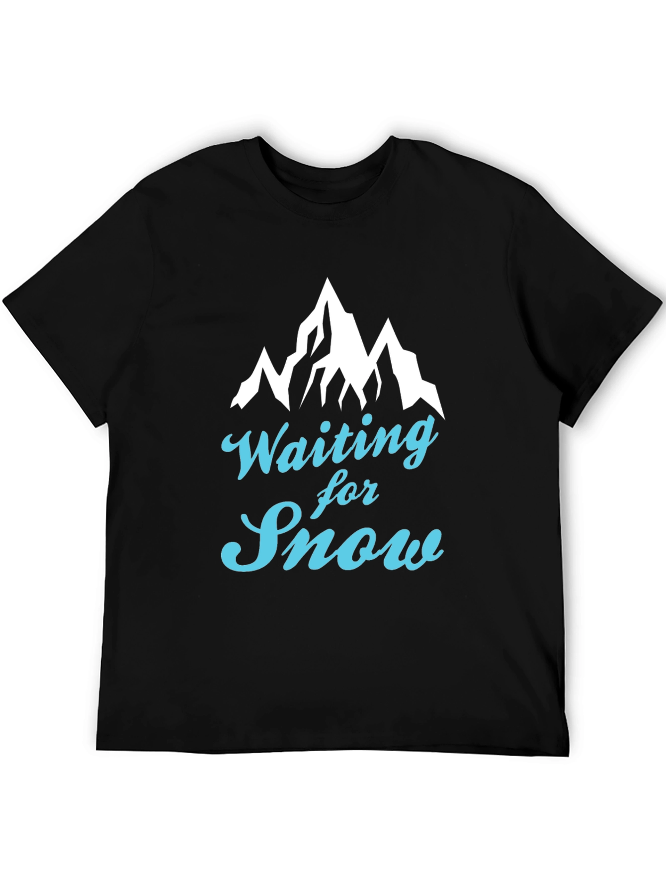 Waiting for Snow Graphic Tee - Mountain Design